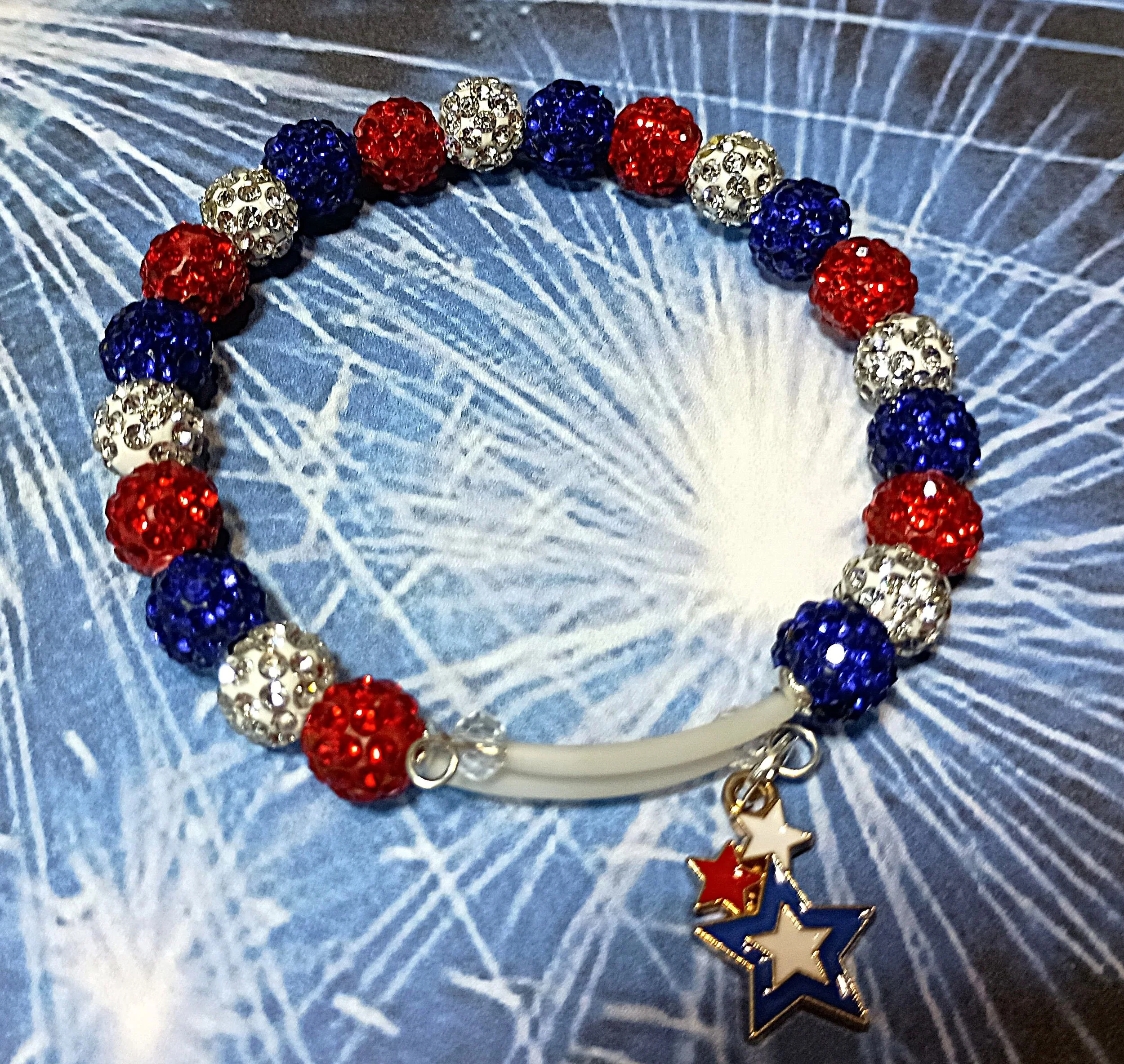Patriotic Sparkle Bracelet