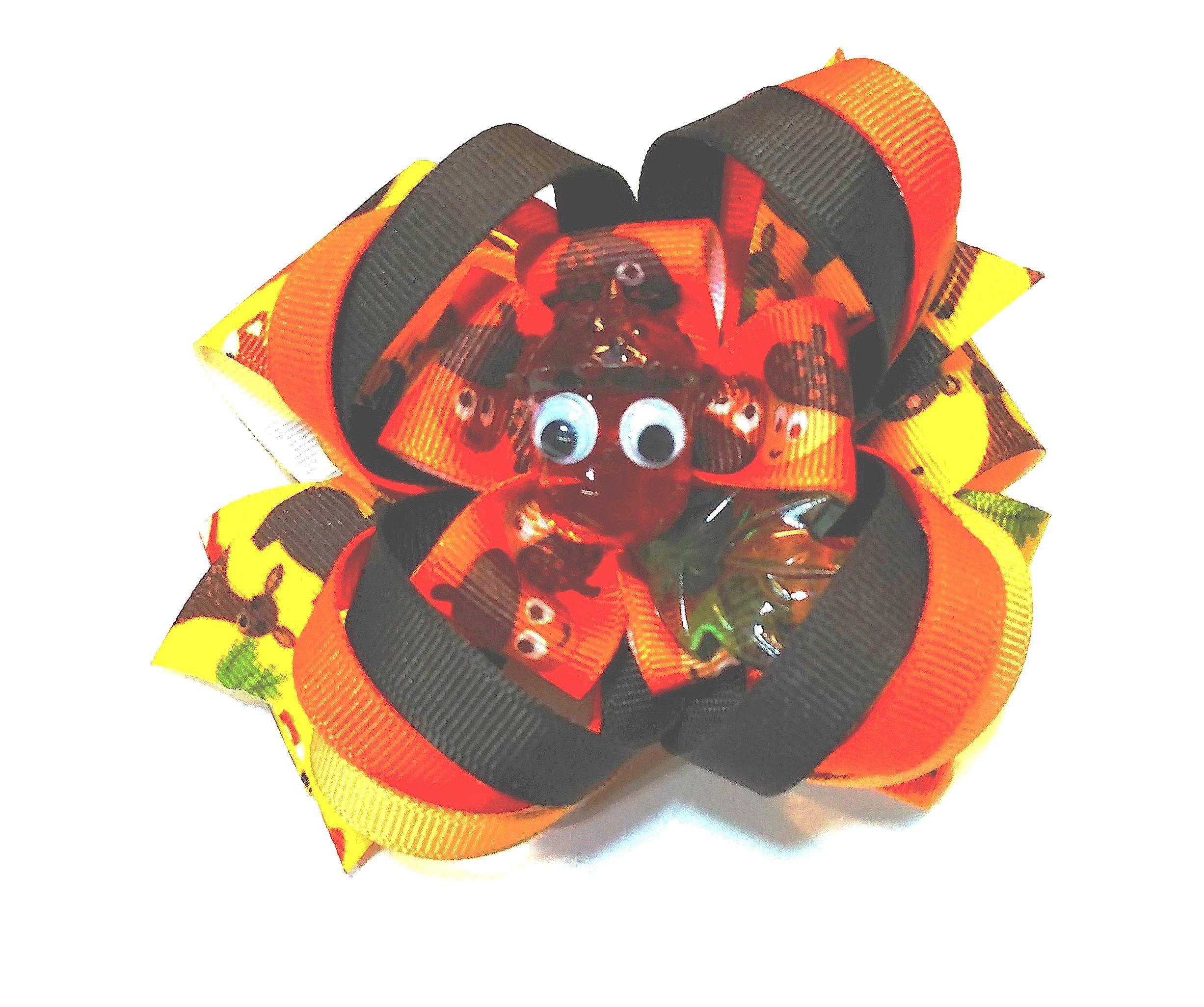 Happy Acorn Hair Bow