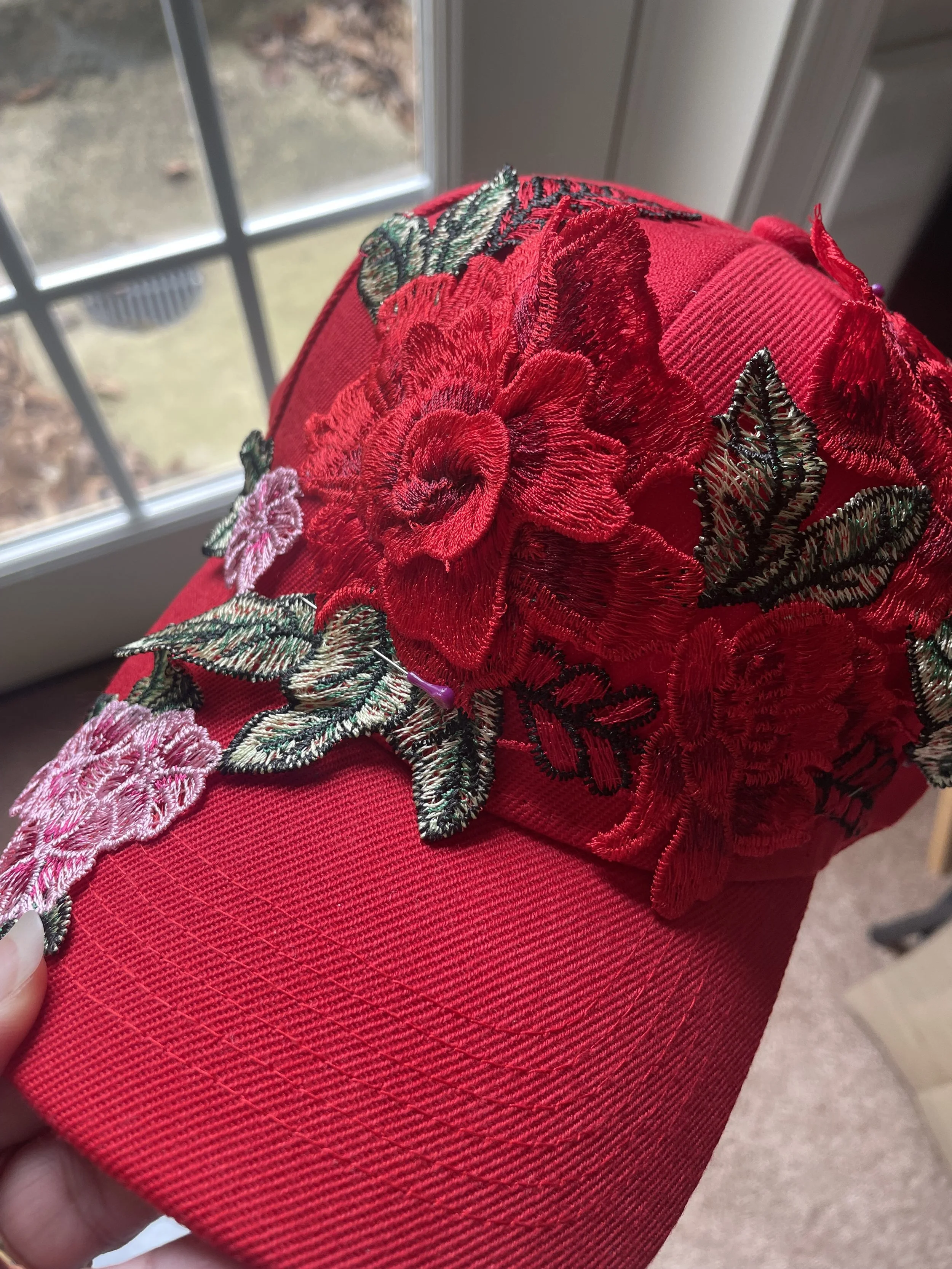 Bloom Where Planted Embellished Cap