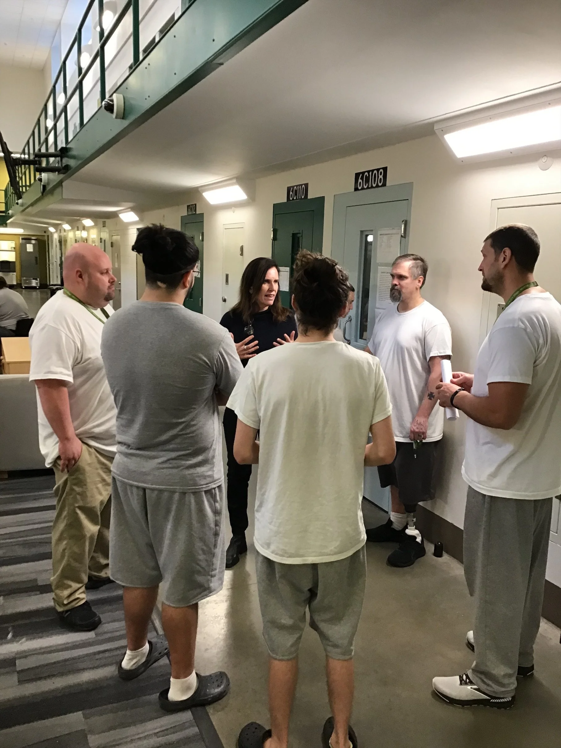 teaching meditation in prison with joh
