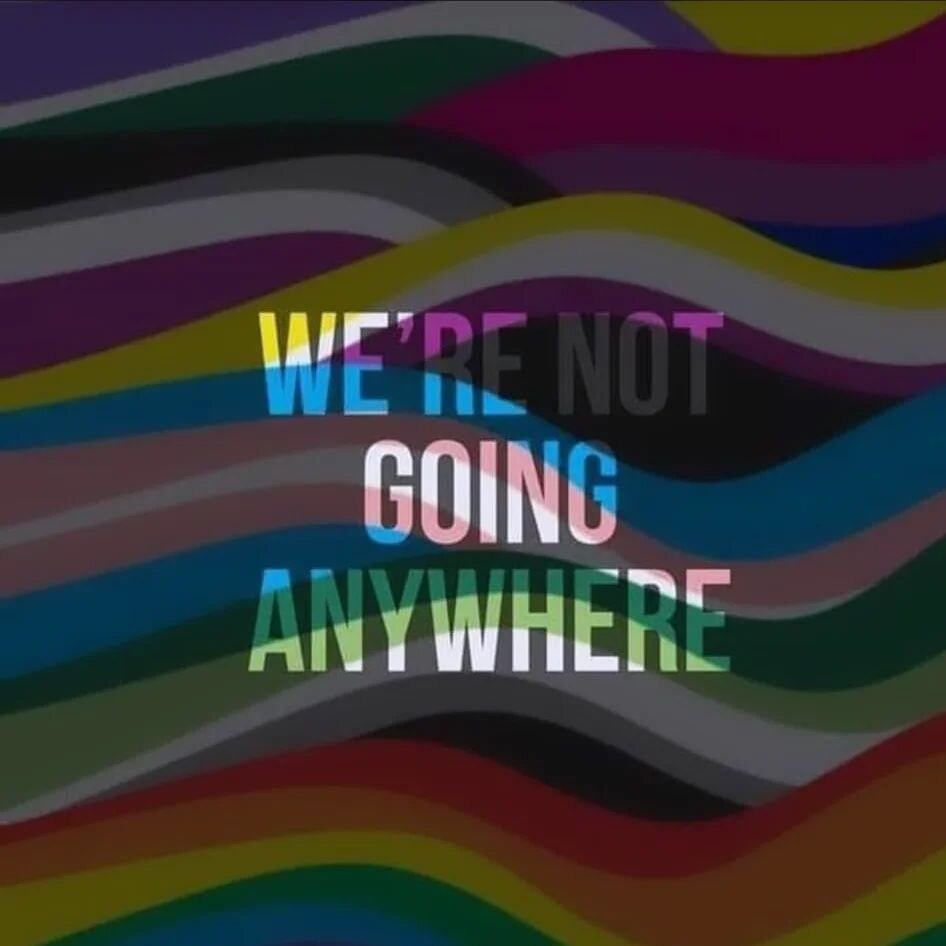 #WeAreNotGoingAnywhere #lgbtqpride #lgbtqiaplus #lgbtqrights #hvlpride #hendersonvillenc