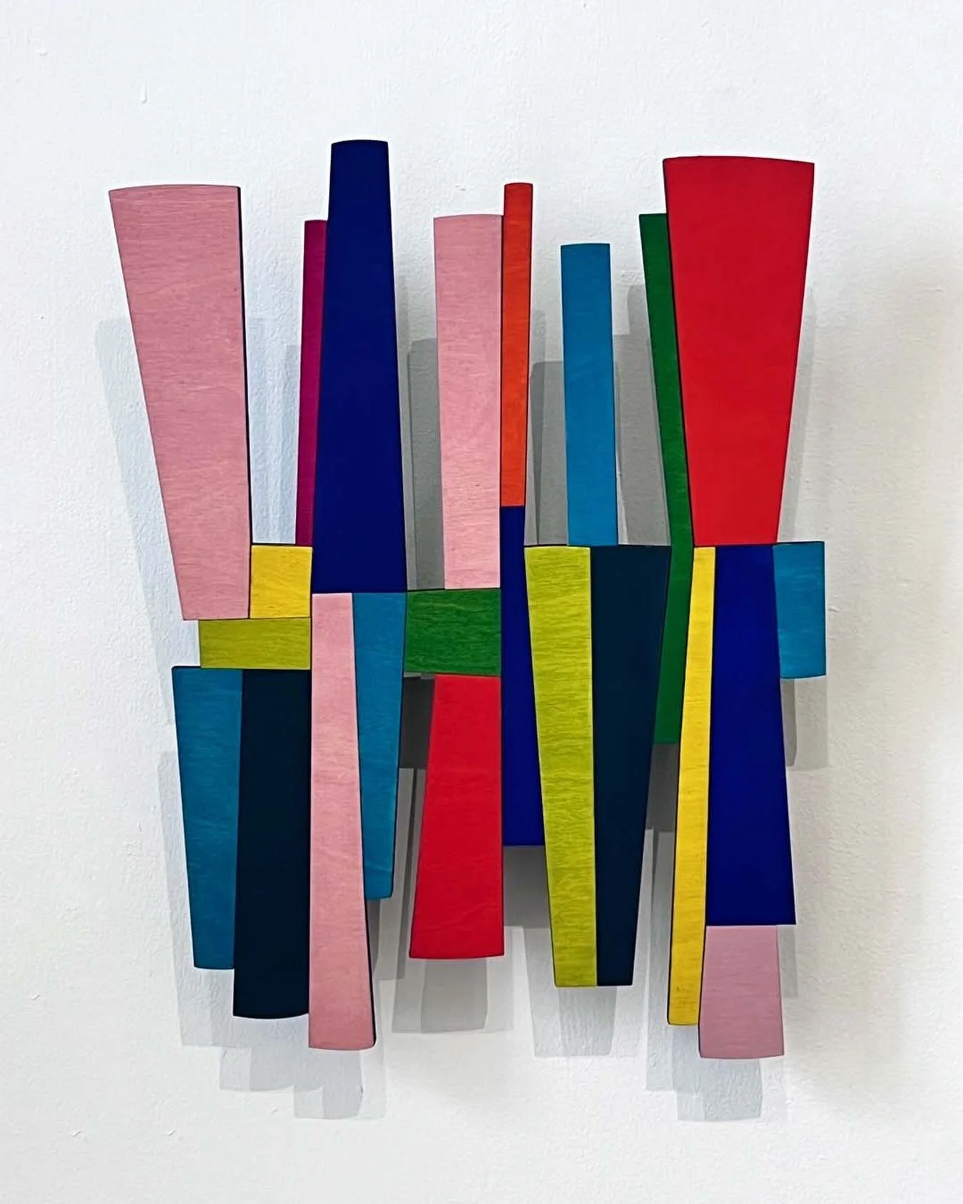 New work! Wall sculpture made from birch ply. Experimenting with bringing the piece away from the wall to create shadows.