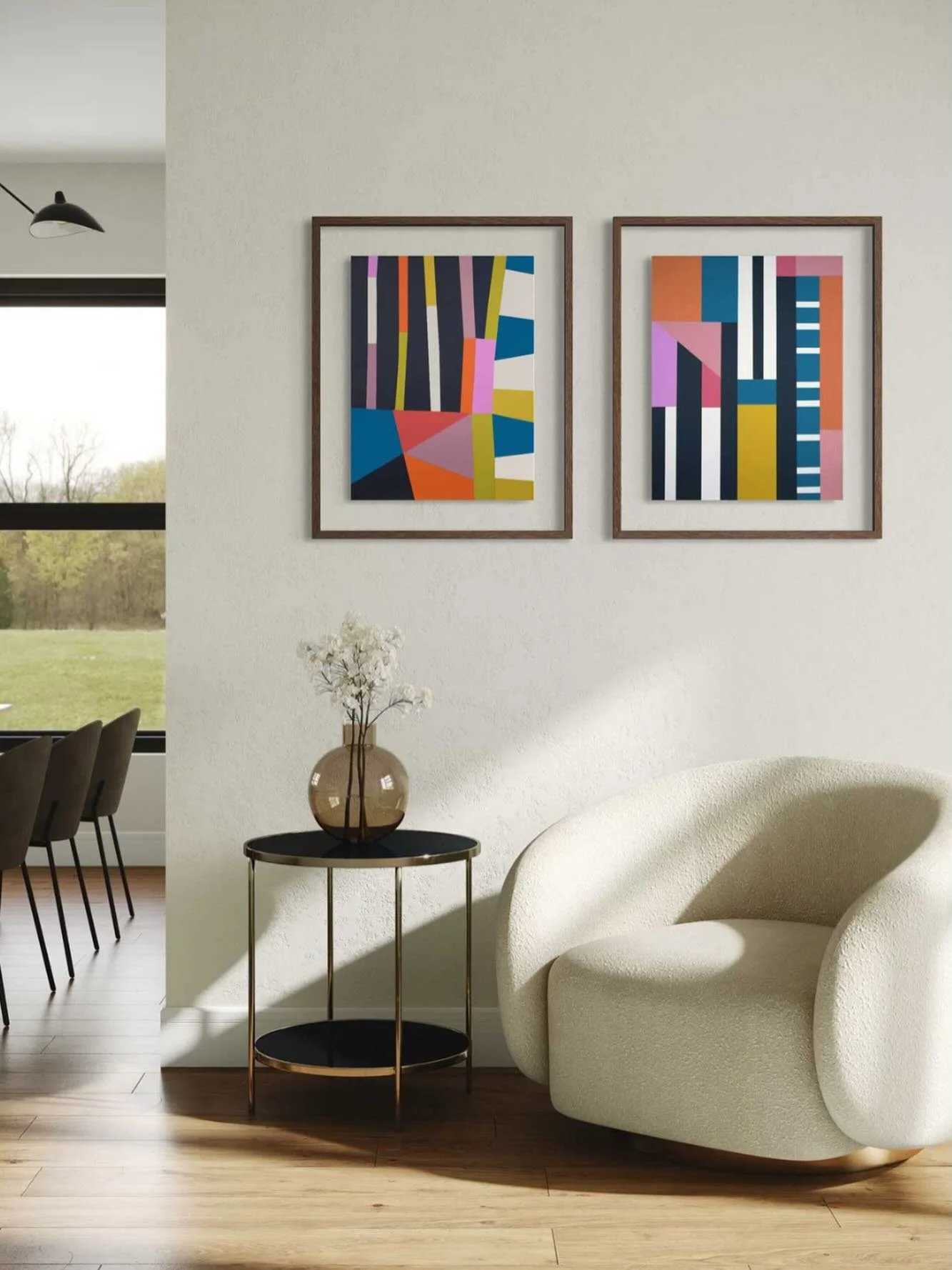 In Tension&rsquo;s Wake and Linear Perspectives looking at right home in this super swanky gaff! 

I made these screenprints for my two person show with the late great Tony O&rsquo;Malley last year at Graphic Studio Gallery. 

Printed in small editio
