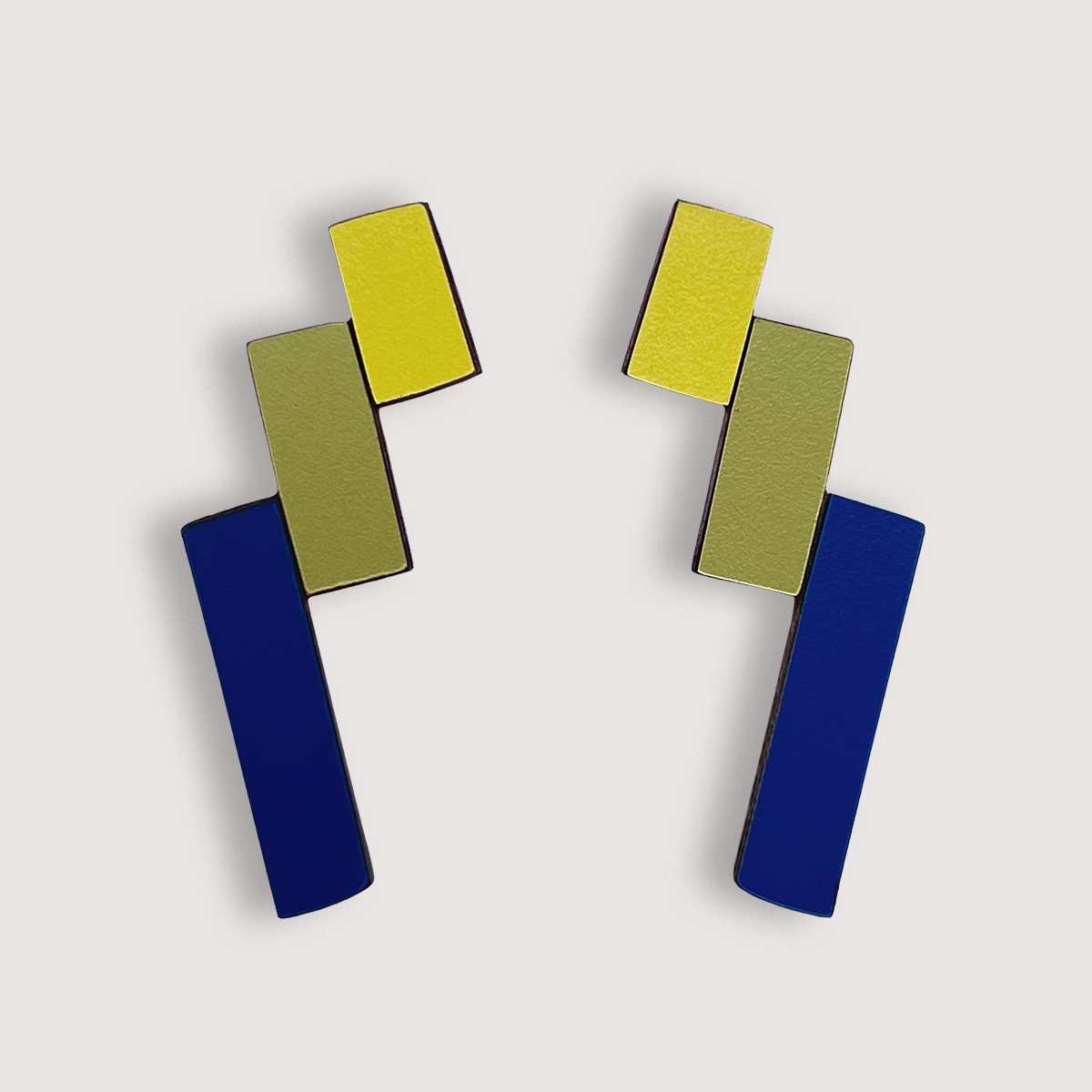 Kaiku I Stepped Formica Statement Earrings