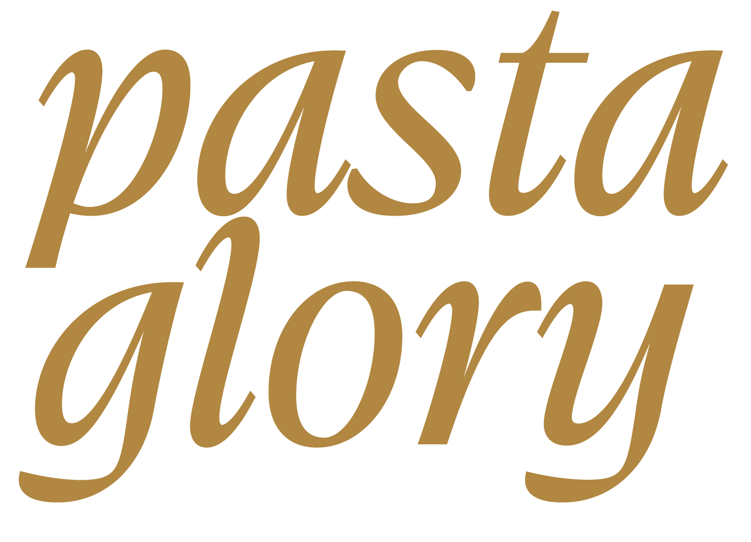 Menu — Pasta Glory