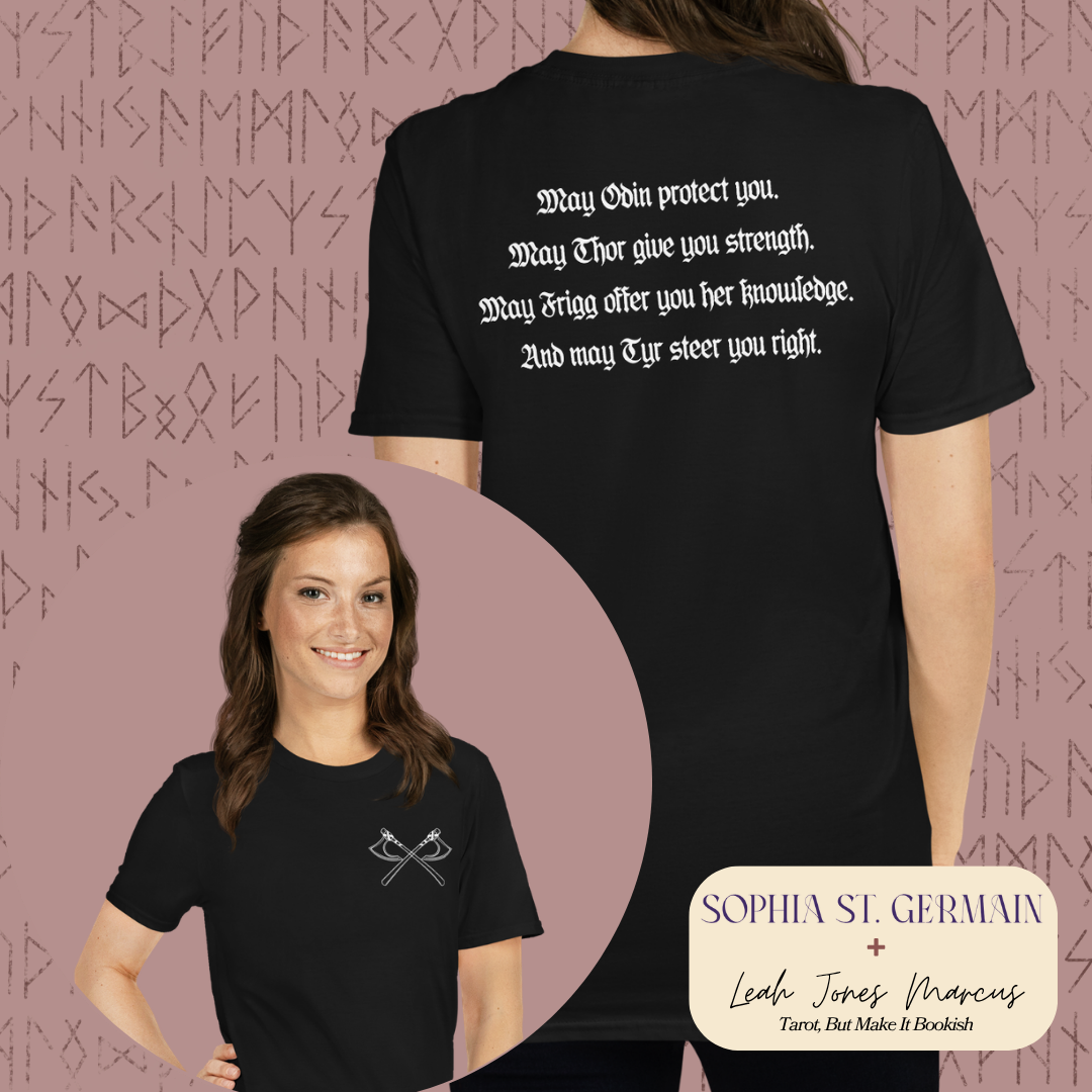 Aesir Blessing Tee (White Lettering)