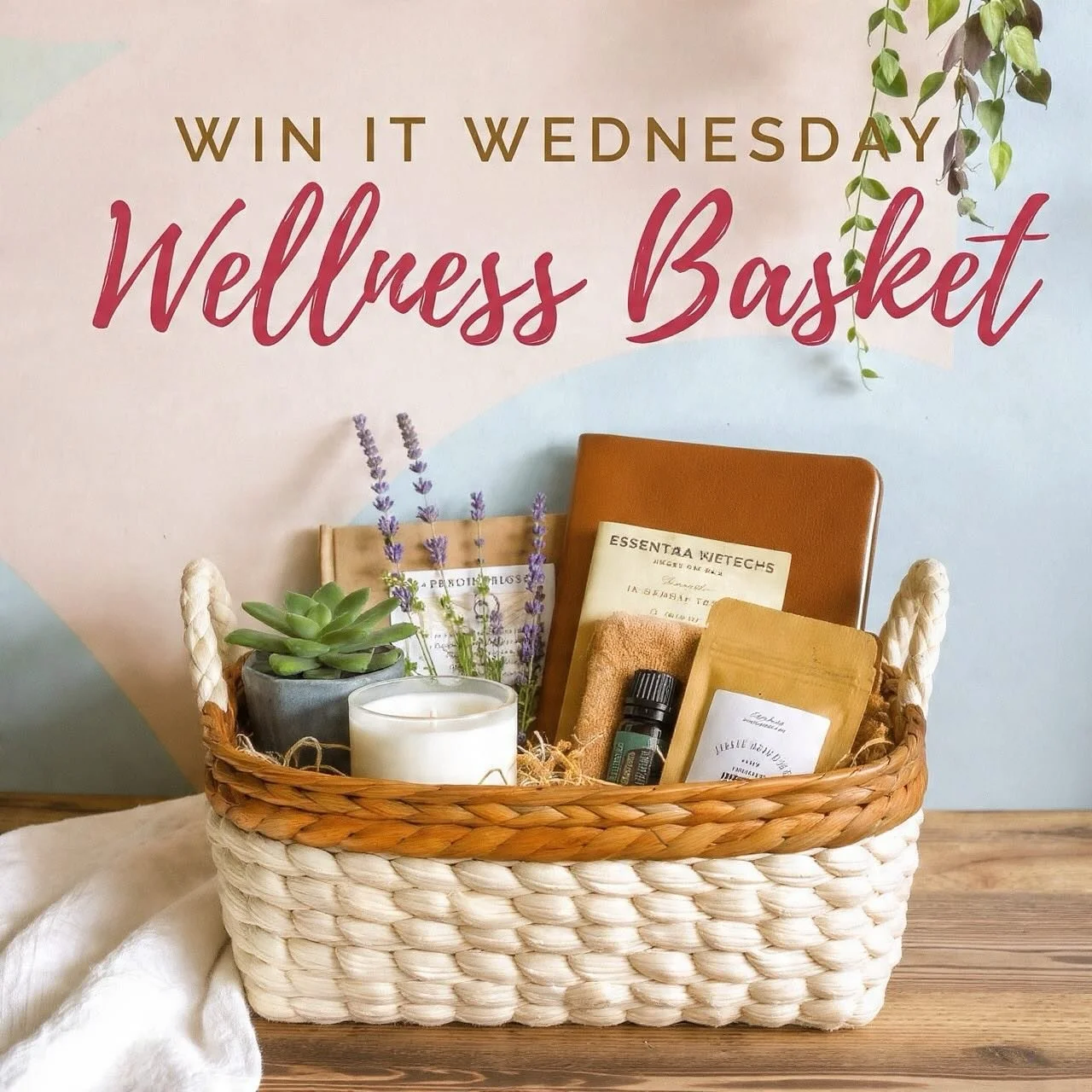 New Year New You! One of our LUCKY residents has won a Wellness Basket to help launch the New Year in a Good Vibe!