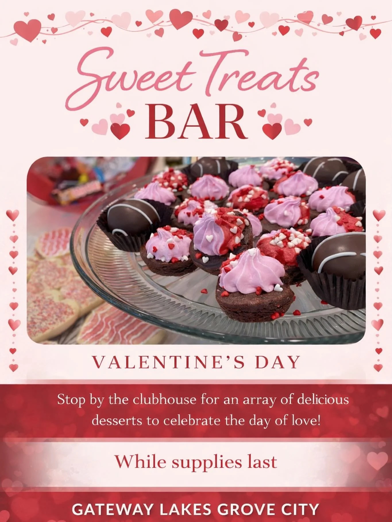 One more day residents! Stop by, say hi, and let us show you some love! 💗