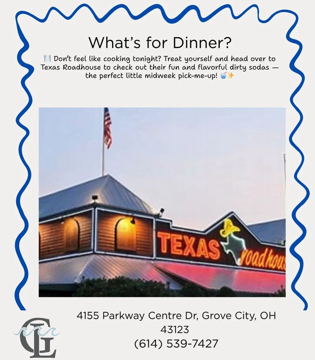 🍽️💛 Gateway Lakes Dinner Idea 💛🍽️
Tonight&rsquo;s suggestion: grab a cozy, crave-worthy bite at Texas Roadhouse 🥩✨
It&rsquo;s just right up the street&mdash;close enough that you can decide &ldquo;I&rsquo;m hungry&rdquo; and already be halfway t