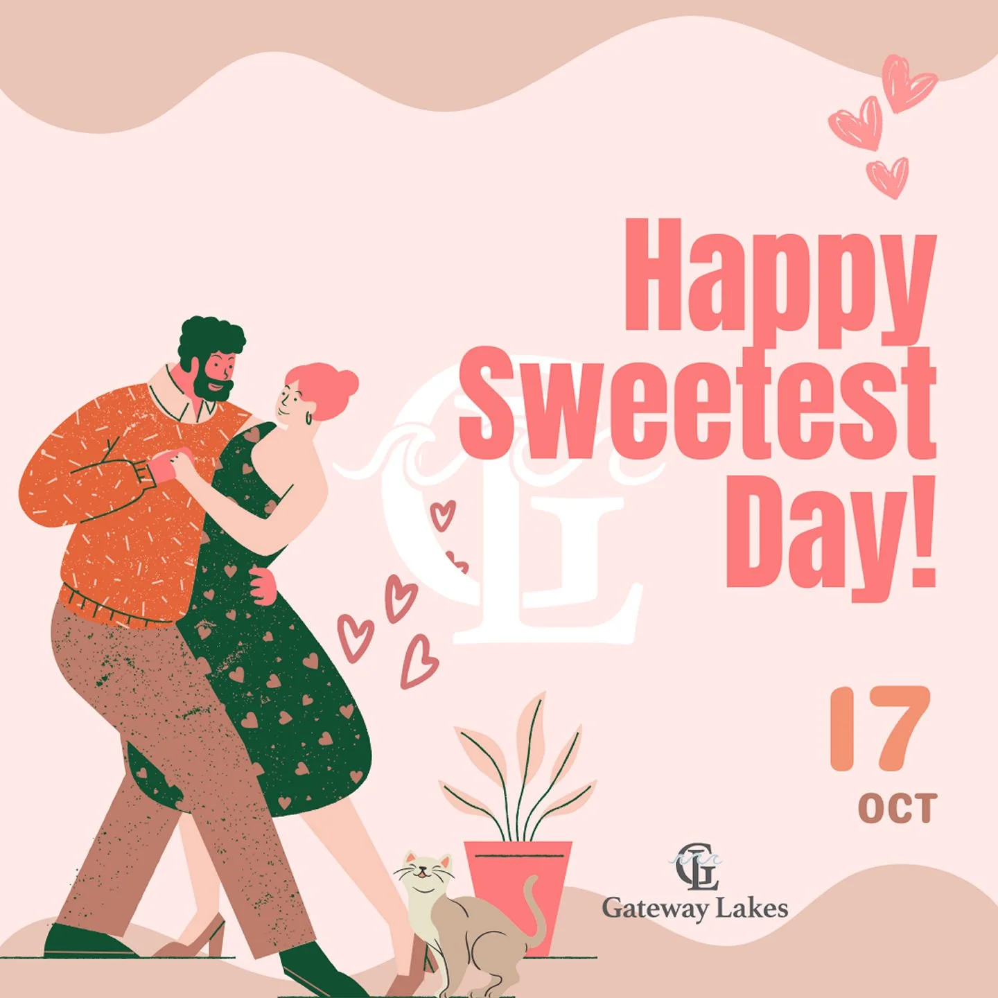 🍭💖 Happy Sweetest Day from all of us at Gateway Lakes! 💖🍭
Today is the perfect excuse to celebrate the sweet things in life... good friends, great neighbors, and a community that feels like home! 🏡✨
Whether you're sharing a treat, making memorie
