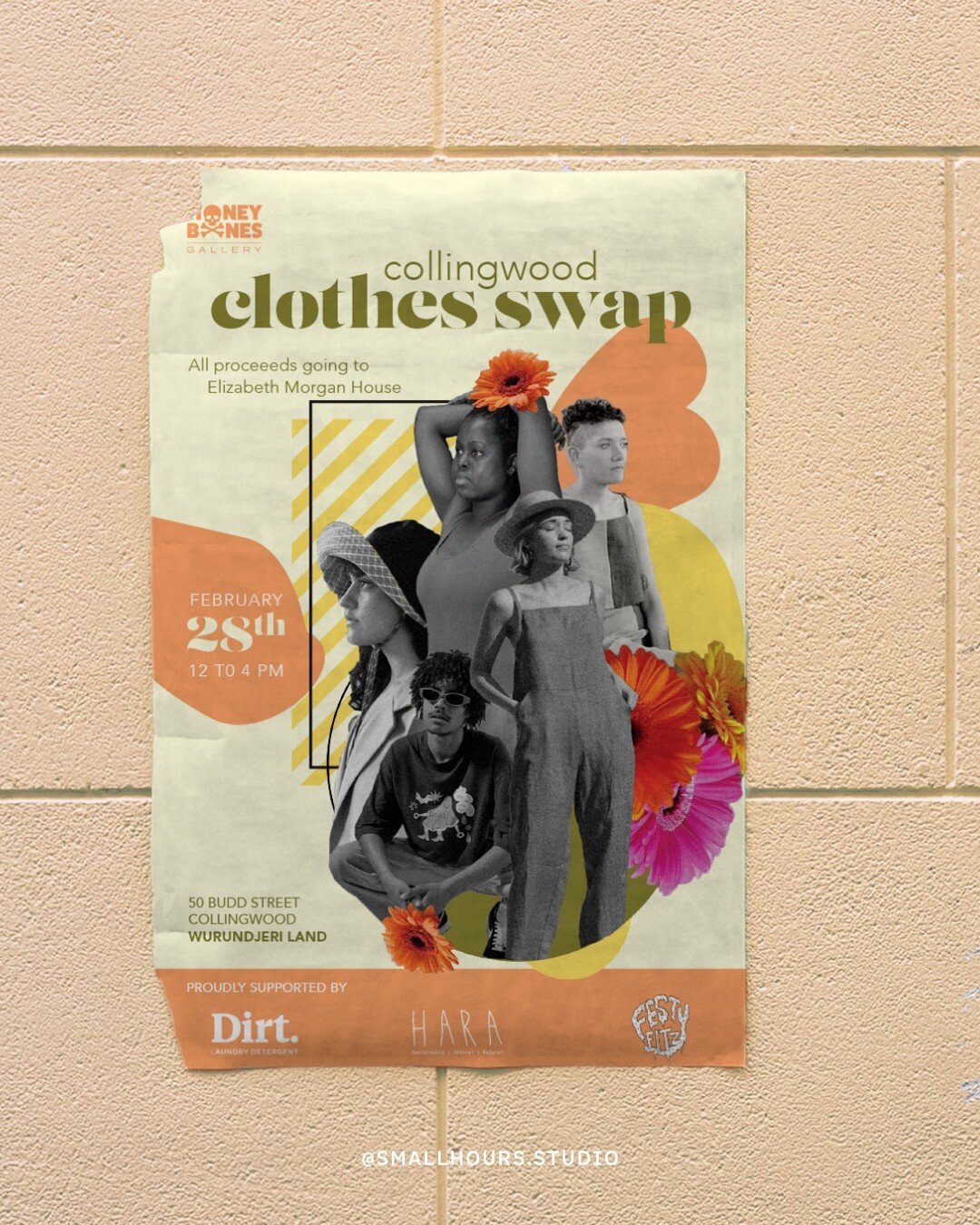 The Collingwood Clothes Swap is a not-for-profit event put on by Honey Bones Gallery, a culture-focused art gallery in Collingwood, Australia. The event was a huge success!
.
.
.
#graphicdesign #ephemera #posterdesign #flyerdesign #communityfirst #cr