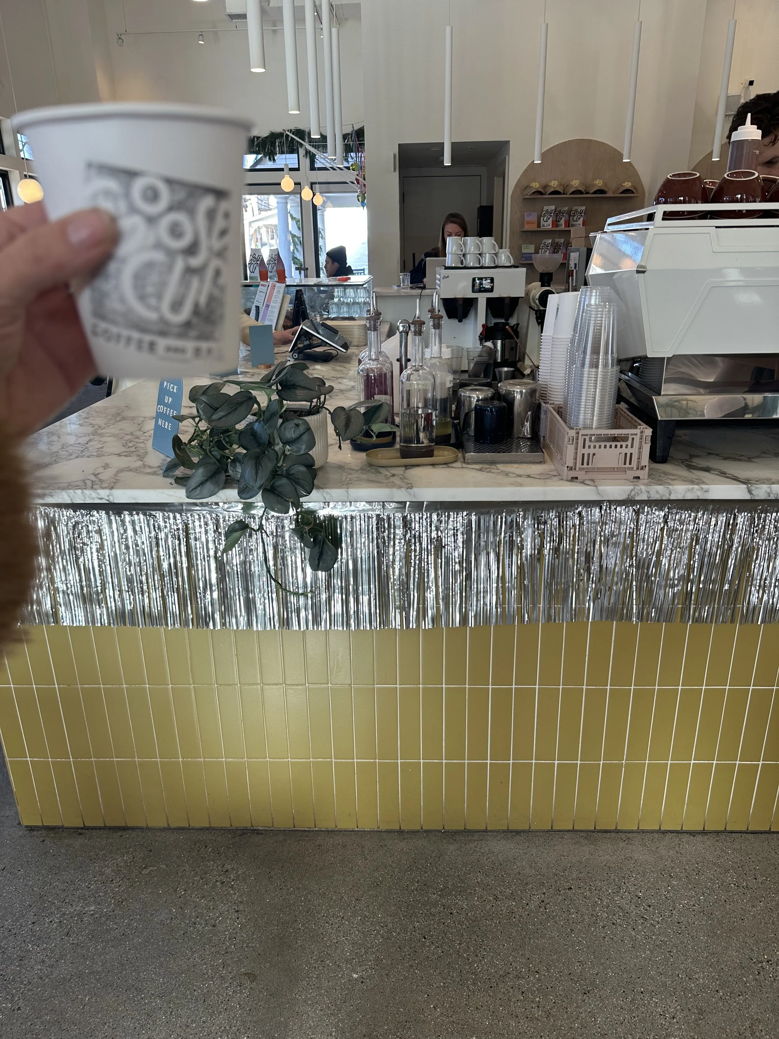 Modern Christmas at the Shop