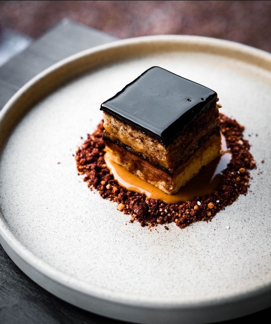 Marjolaine Cake with excessive layers of Chocolate, Banana and Hazelnut