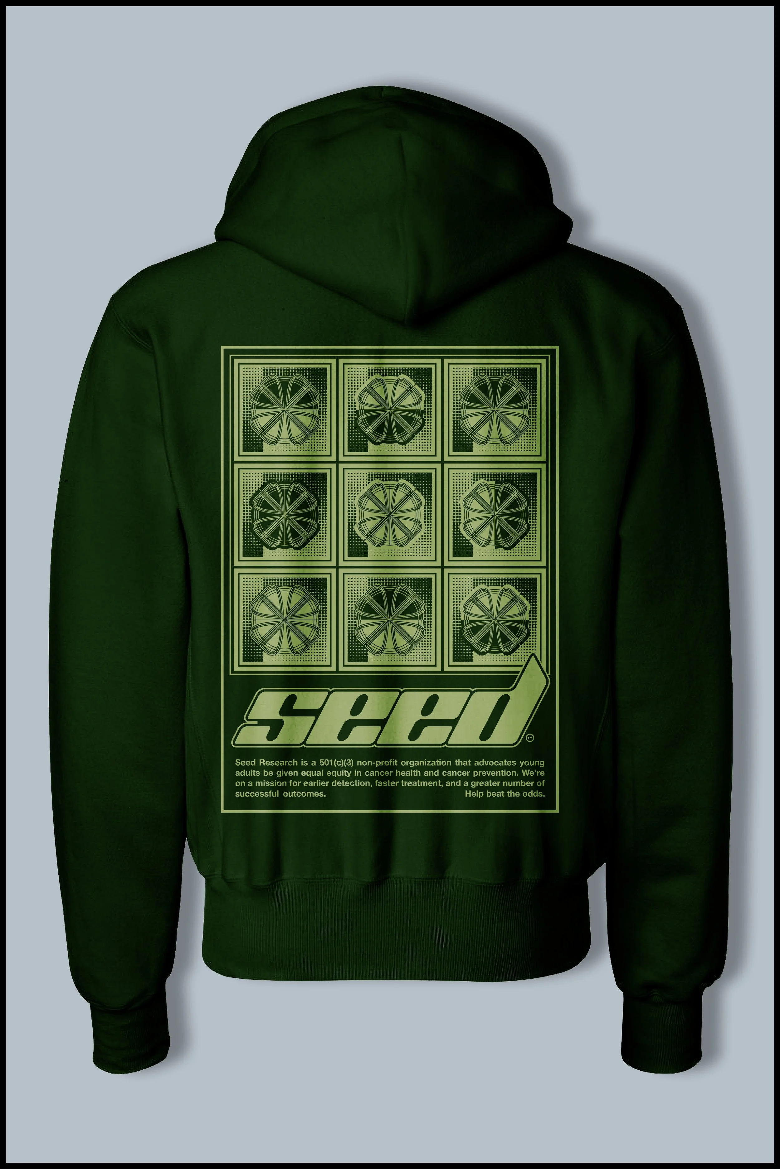 Mix-Motif Skate Hoodie