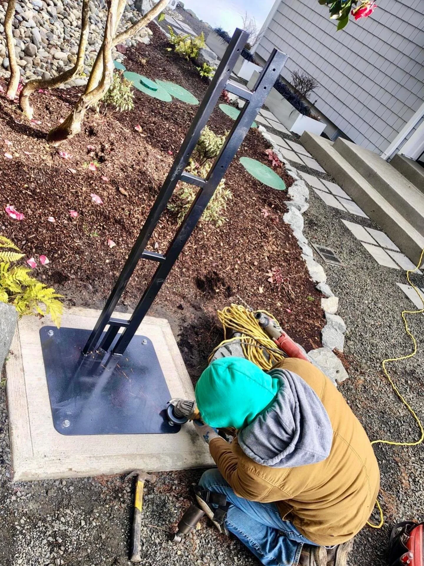 Behind every installation like this is the work that happens in the shop first.

For this project, Bay Fabrication built the structural support that allows the totem pole to be safely installed and stand securely for years to come. Careful planning, 
