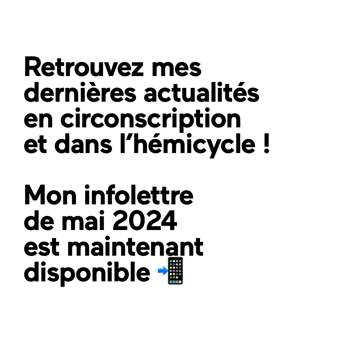 Infolettre de mai 2024