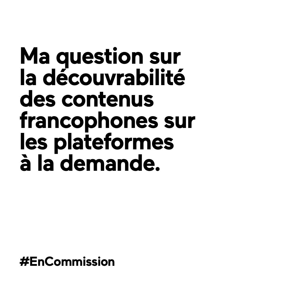 La découvrabilité des contenus francophones sur les plateformes de contenus à la demande