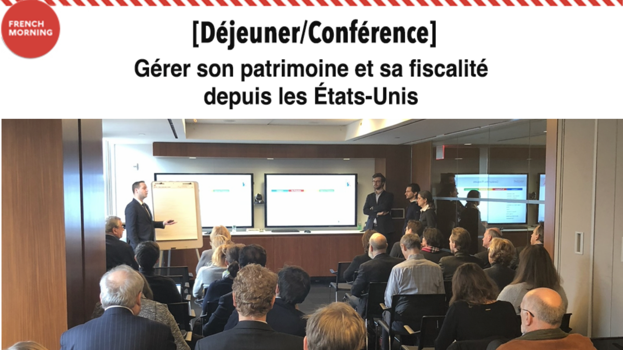 Conférence à New York: Gérer son patrimoine et sa fiscalité depuis les USA