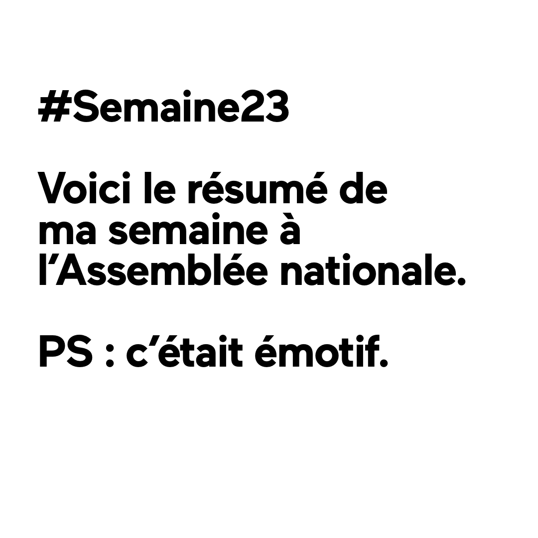 #Semaine23