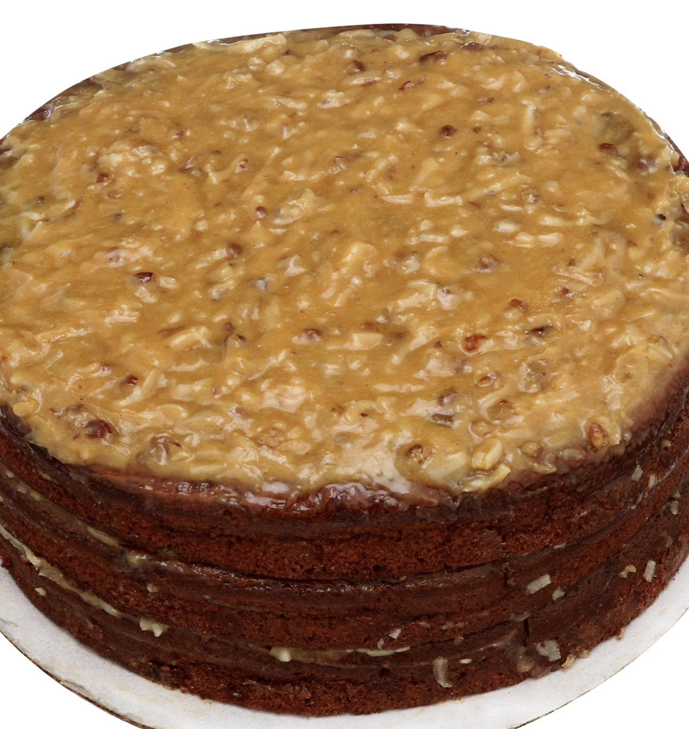 CAKE, GERMAN CHOCOLATE 3 LAYER 9" 4/50OZ