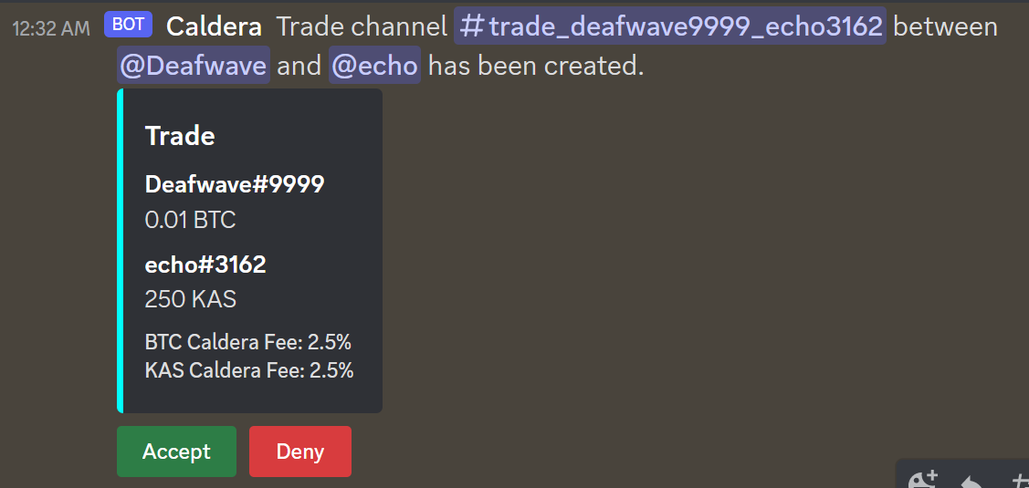 Get Started — Caldera Trade
