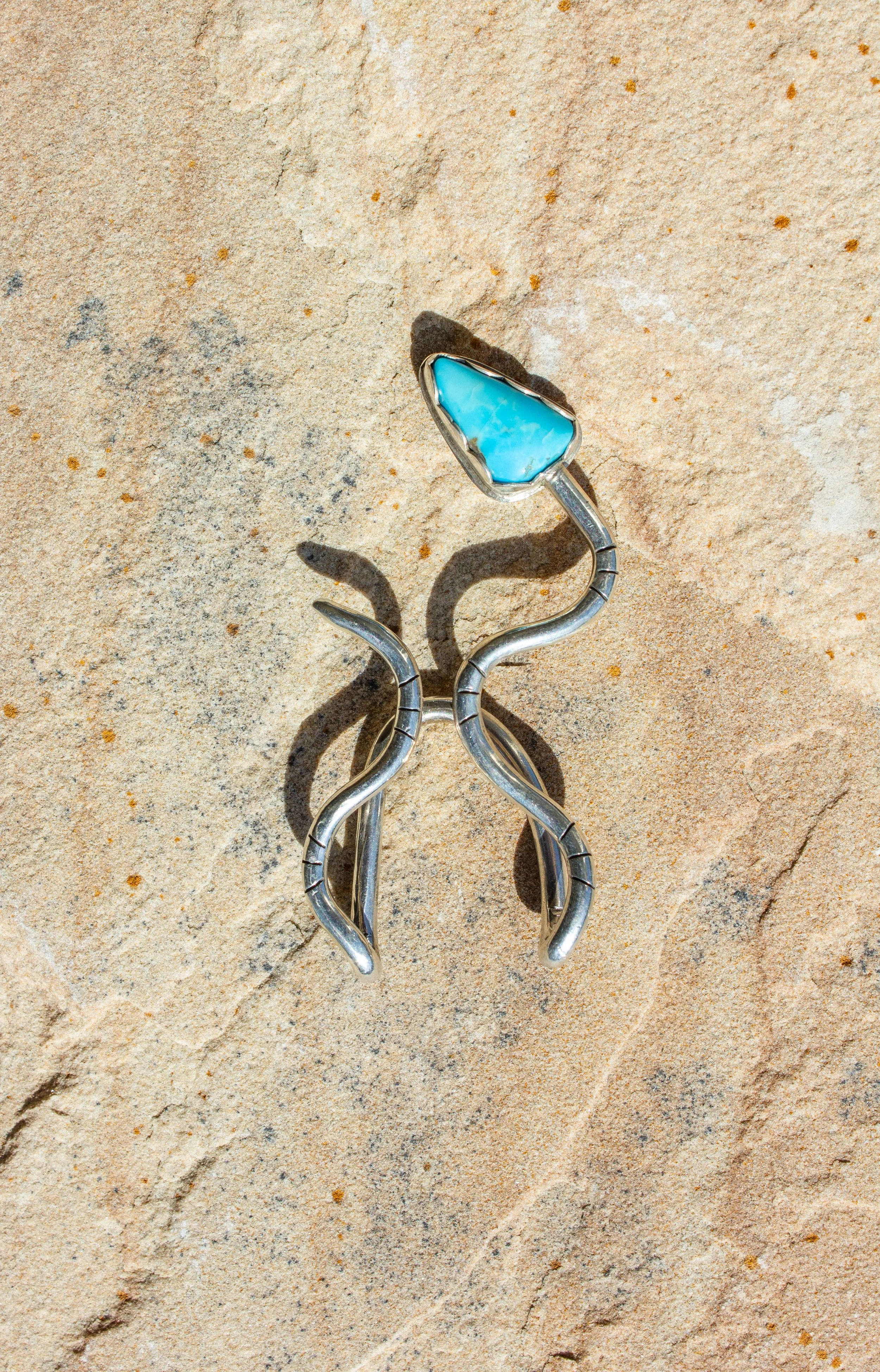 Turquoise Hat Clip