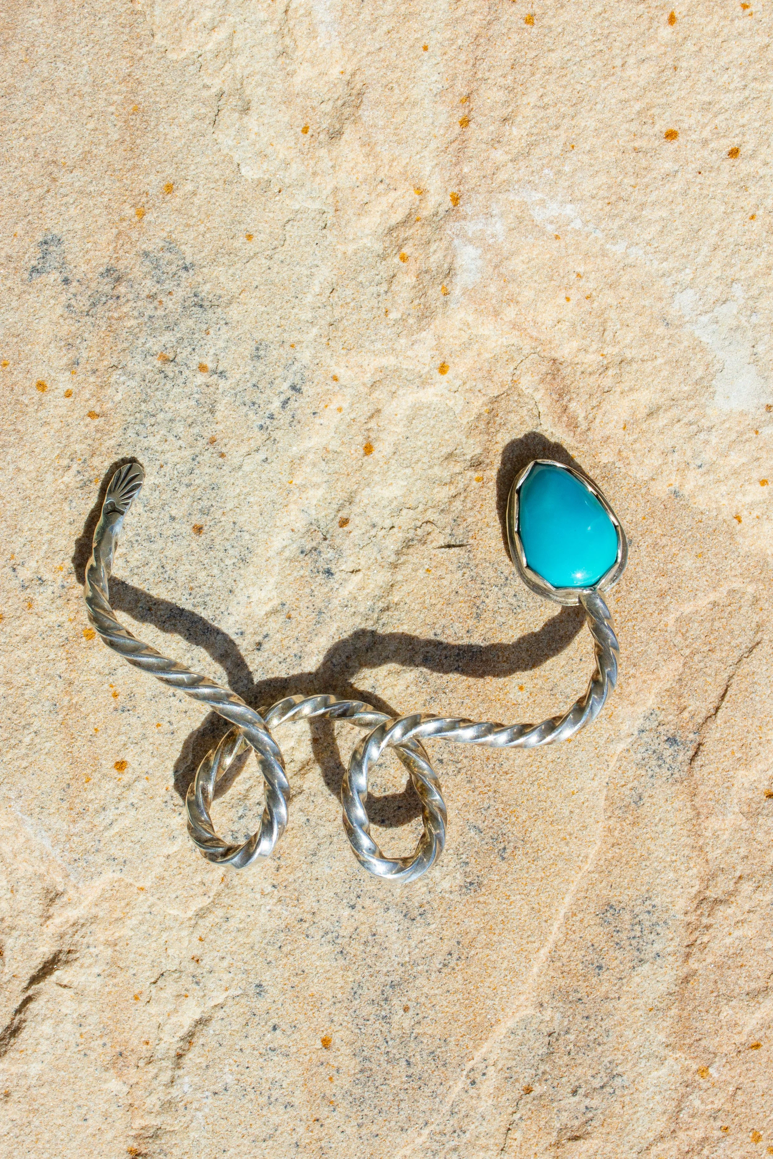Turquoise Hat Clip