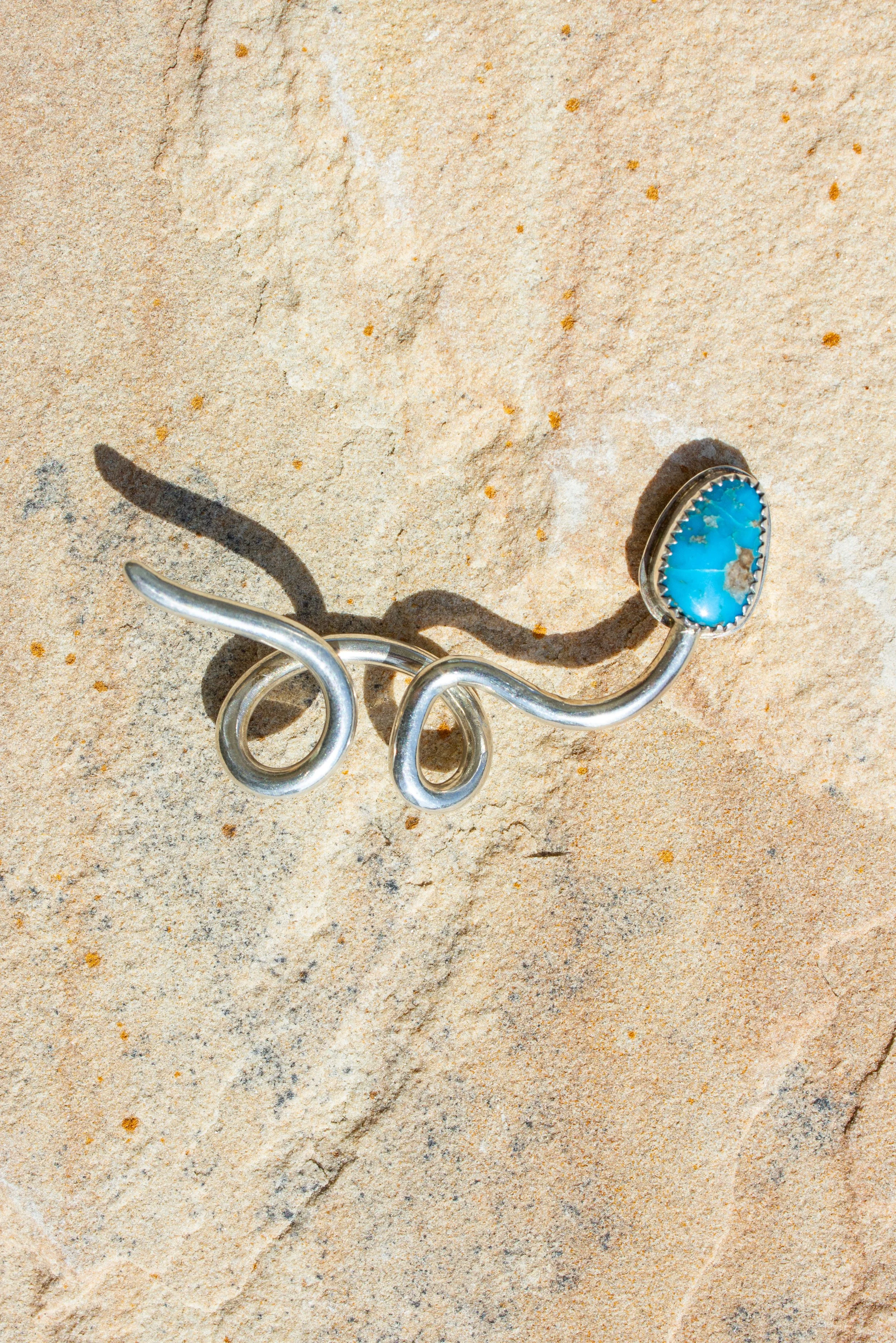 Turquoise Hat Clip
