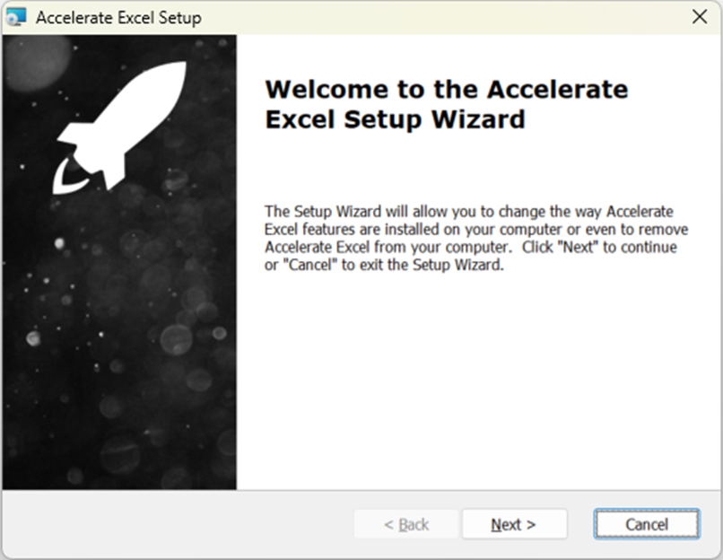 Download Accelerate Excel