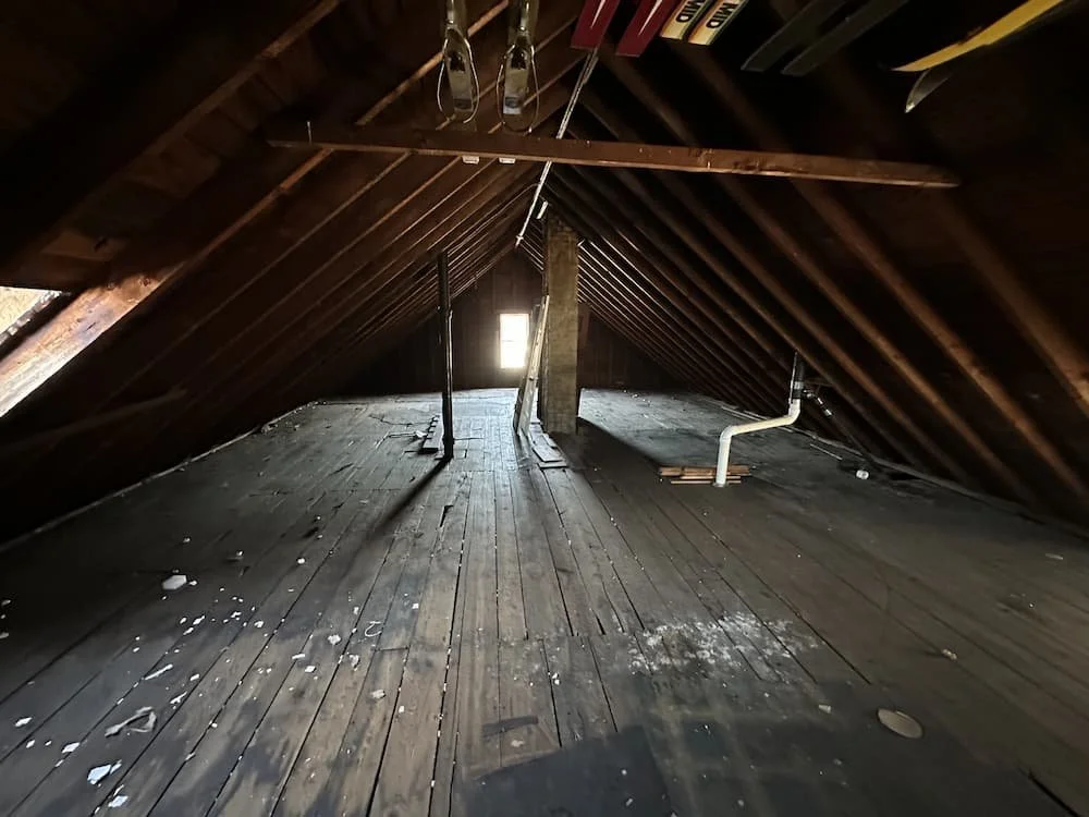 Clean attic after PurgePros attic cleanout