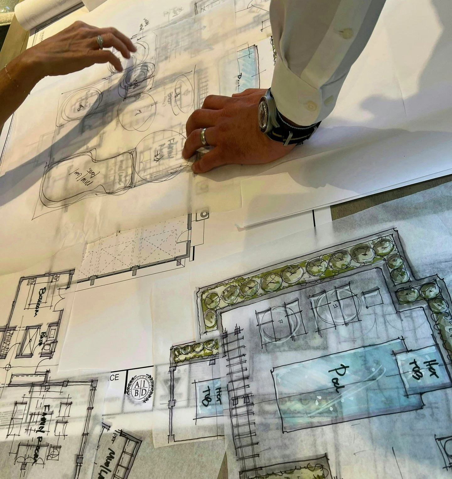 Behind every Will Johnson home is a team of people who bring ideas to life. Whether it’s preliminary sketching concepts on paper or selecting the perfect tile, we're constantly listening, brainstorming, and refining.
It’s a collaborative