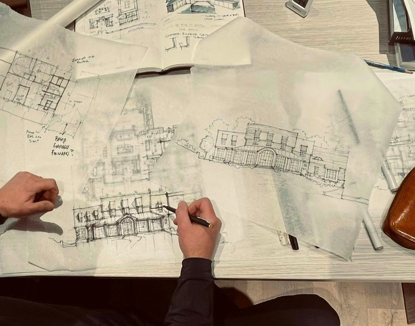 Snow day = uninterrupted time to sketch. There&rsquo;s something about a winter pause that makes room for for creativity to unfold. #sneakpeek

&bull;

&bull;

Will Johnson Building Company | WJBC | Chapel Hill Builder | Durham Builder | Custom Home 