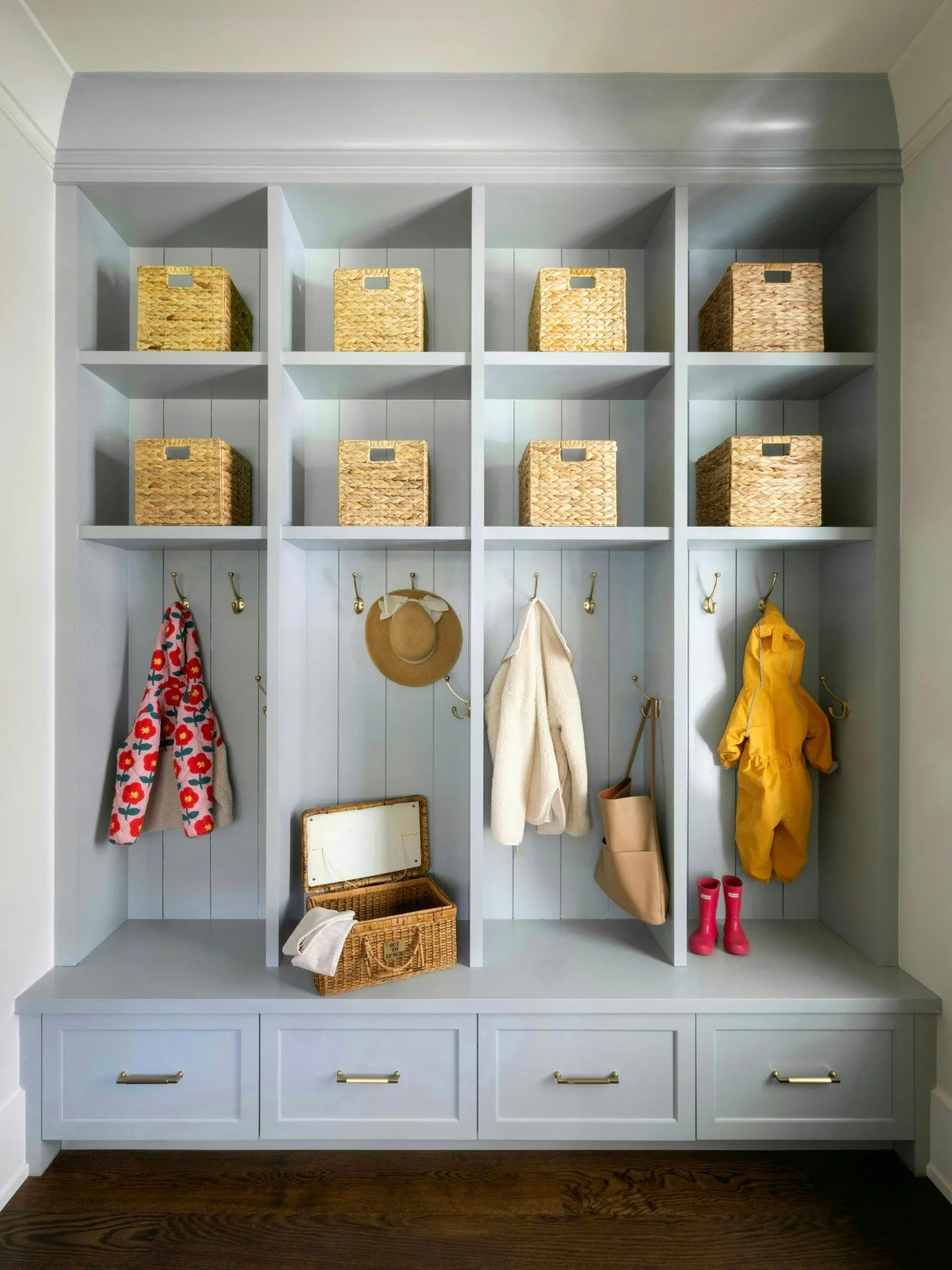 After a busy weekend, it&rsquo;s spaces like this that quietly make everyday life better. Custom cubbies, thoughtful storage, and room for real life to land. A mudroom design that&rsquo;s as functional as it is beautiful. Built to keep mornings smoot