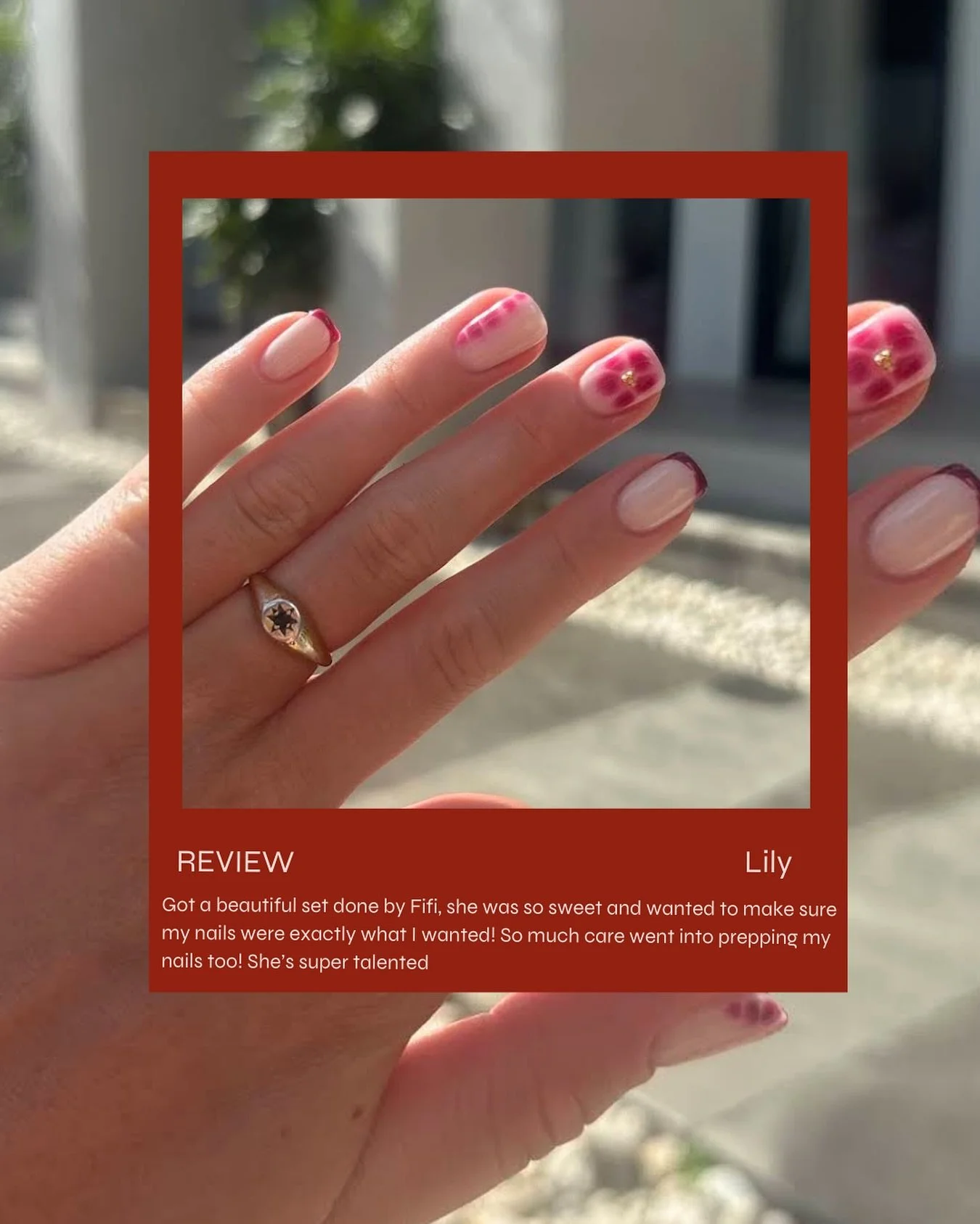 We&rsquo;re so grateful for this lovely review! We love putting extra care into every little detail of your dream nails💗

#nailart #manicure #nailsbali #canggubali #balinails #nailsofinstagram #naildesigns #gelnails #canggunails #balibeauty