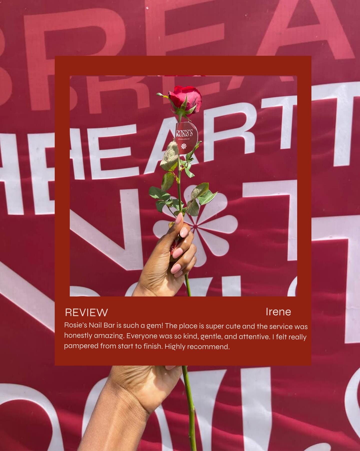 Thank you so much for your review🥹🥹 We really appreciate you taking the time to share your experience, and we&rsquo;re so happy you enjoyed your visit with us🤍

#RosiesNailBar #NusaLembongan #BaliNails #NailSalonBali #CangguNails