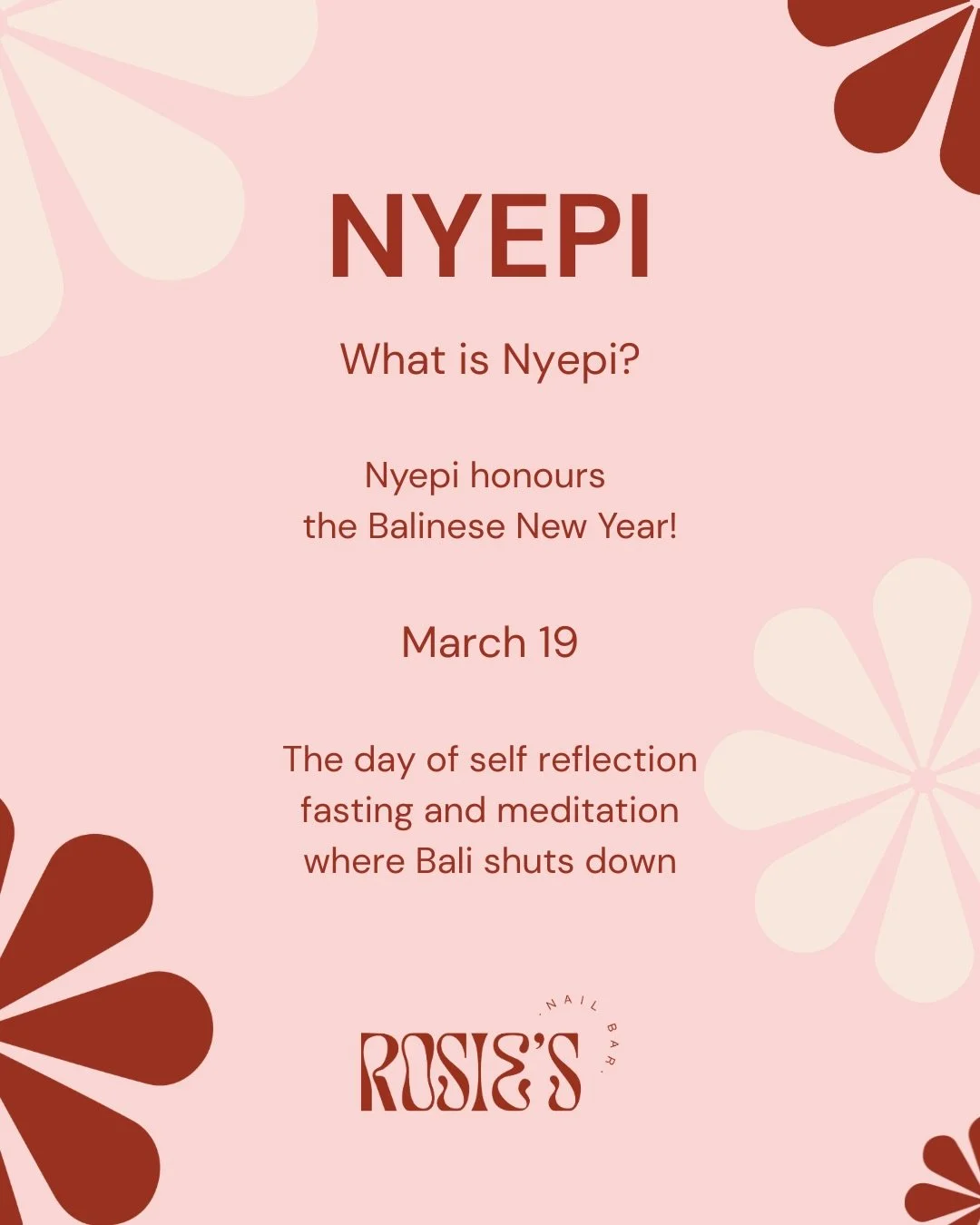 Nyepi is coming 🌿

The Balinese New Year is not about celebration, but about pause.
A full day dedicated to silence, reflection, and reset.

On March 19, everything slows down.

No work, no travel, no lights&hellip; just time to reconnect with yours