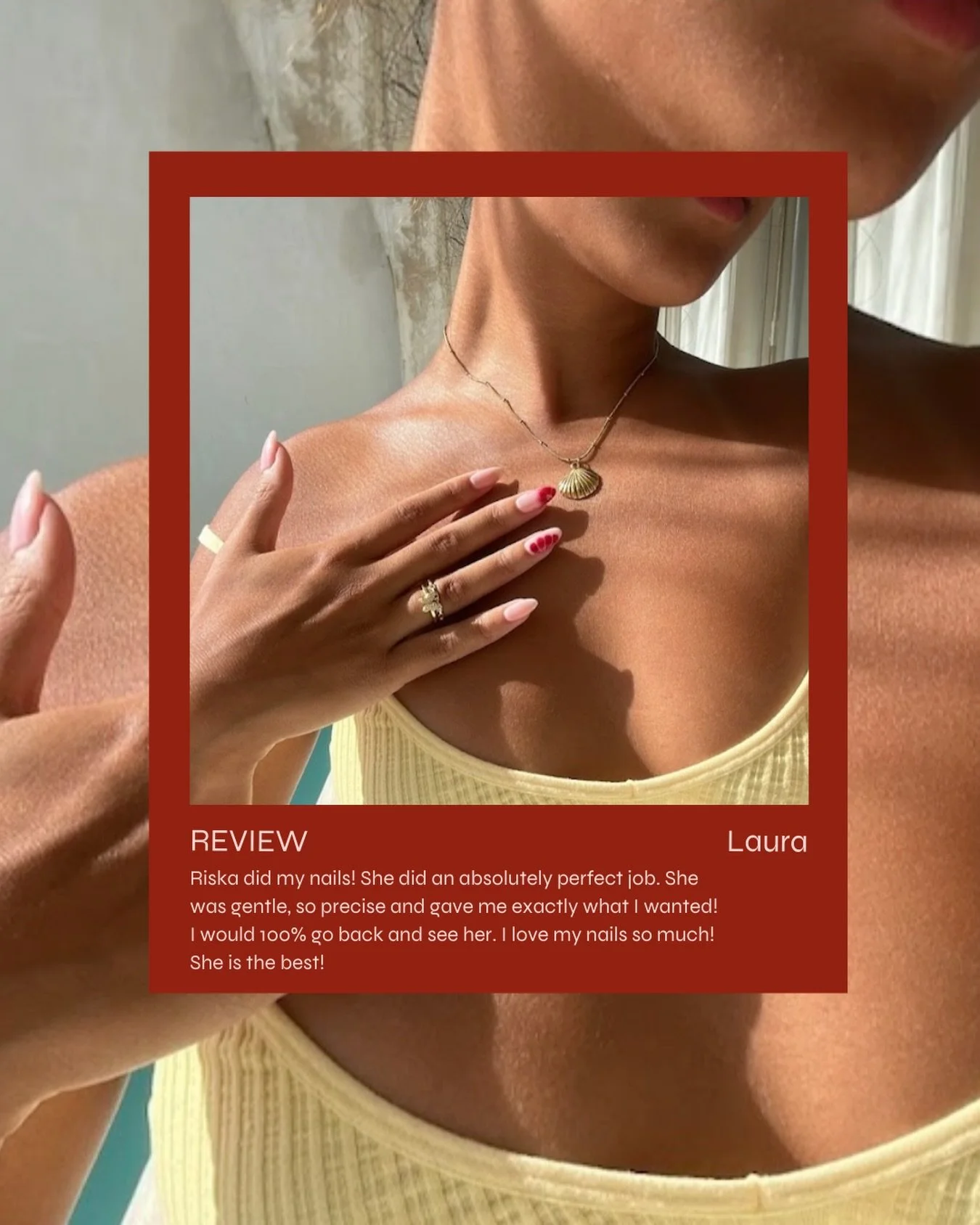 Thank you so much for your kind words 🌹

We&rsquo;re so happy you loved your nails and your time with Riska ✨

She truly puts so much care and precision into every detail!

Can&rsquo;t wait to have you back at the salon!

#nailincanggu #nailinlembon