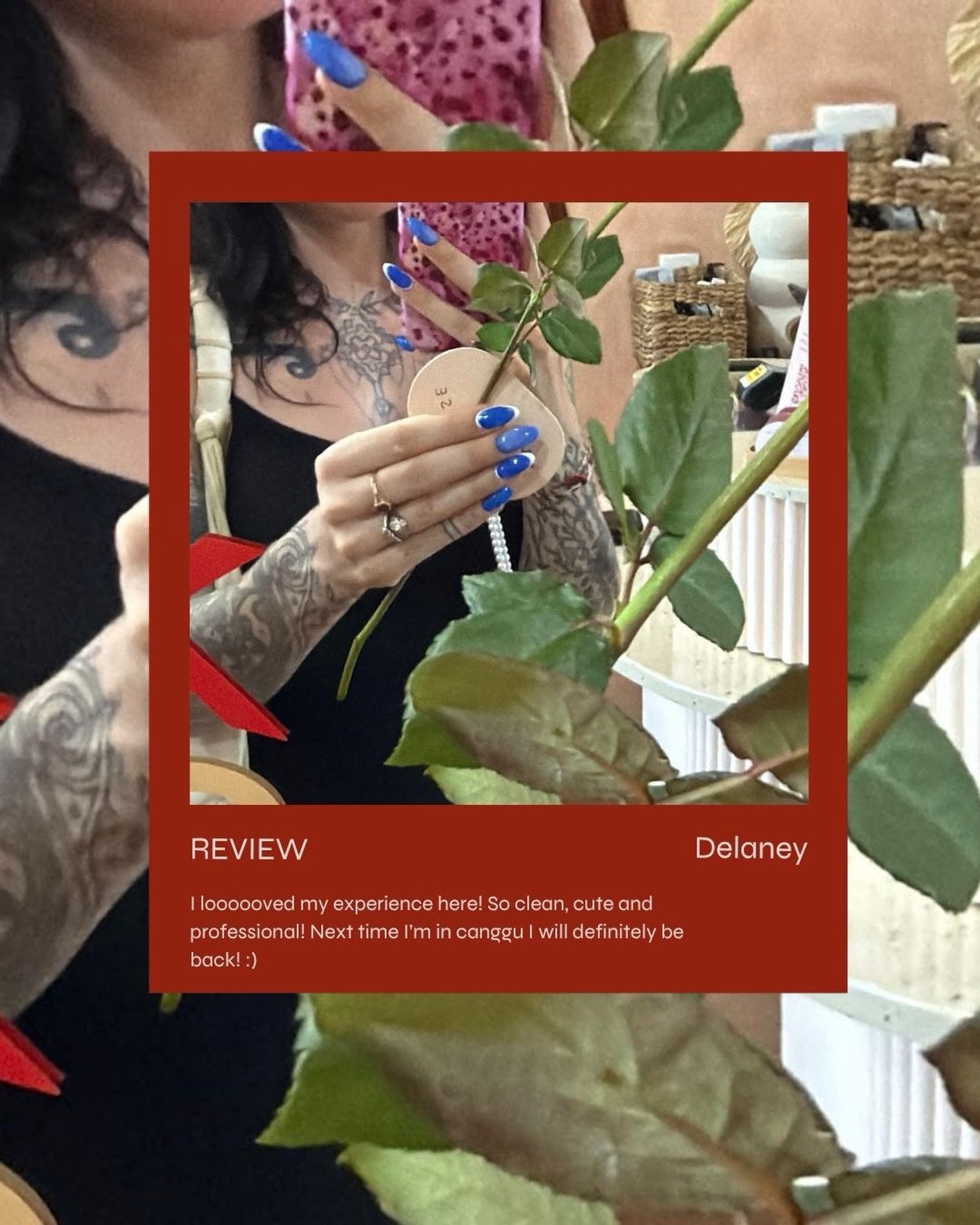 Nothing makes us happier than reading your sweet reviews 🤍

Thank you so much for your trust and kind words ✨

Can&rsquo;t wait to have you back at Rosie&rsquo;s next time you&rsquo;re in Canggu!

#biabgel #gelbottlebiab #balinails #canggusalon #lem