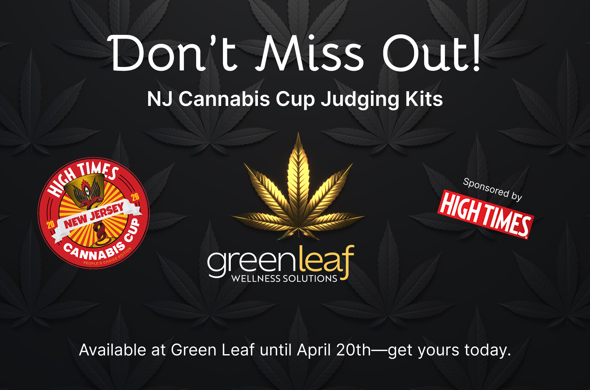 NJ Cannabis Cup Judging Kits