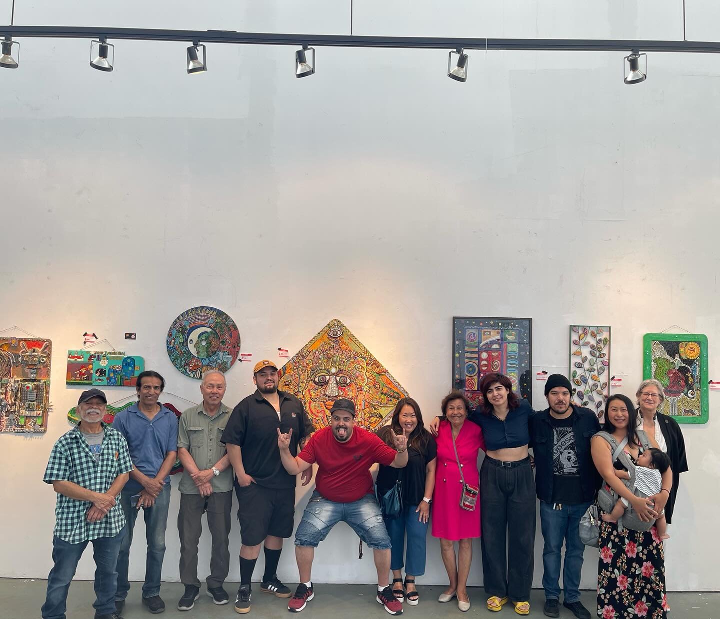 Featured artist, Magic Sean Gil, with some of the supporting artists on closing day. 

Thank you everyone for coming out to see our exhibit 
A LOVELY DAY! See you at the next FUSE Presents event!

#artcommunity #groupshow #sanjoseartists #southbayart