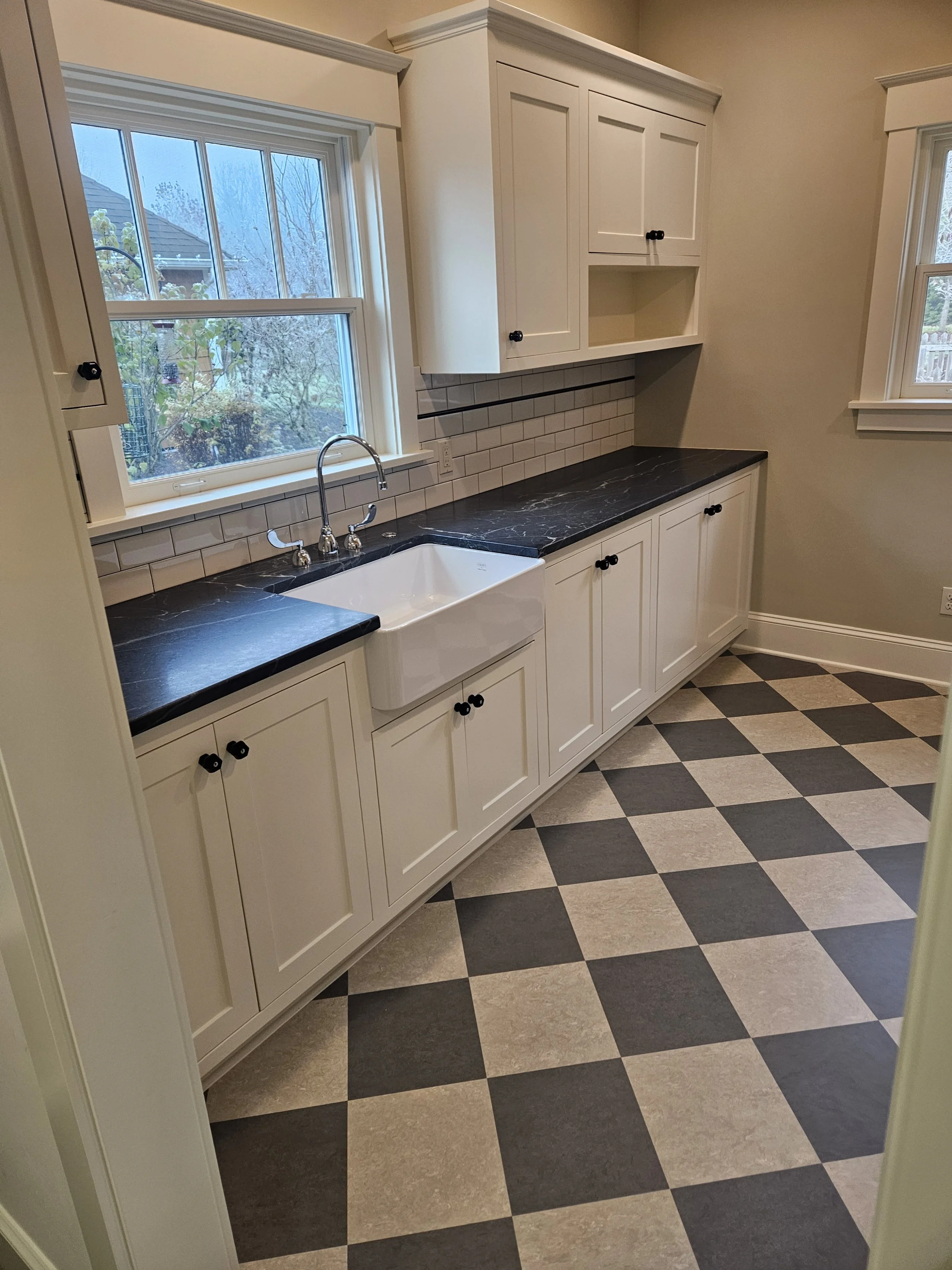 Traditional Kitchen With Farmhouse Inspired Details Kitchen Remodel by American Home and Stone project photo 2