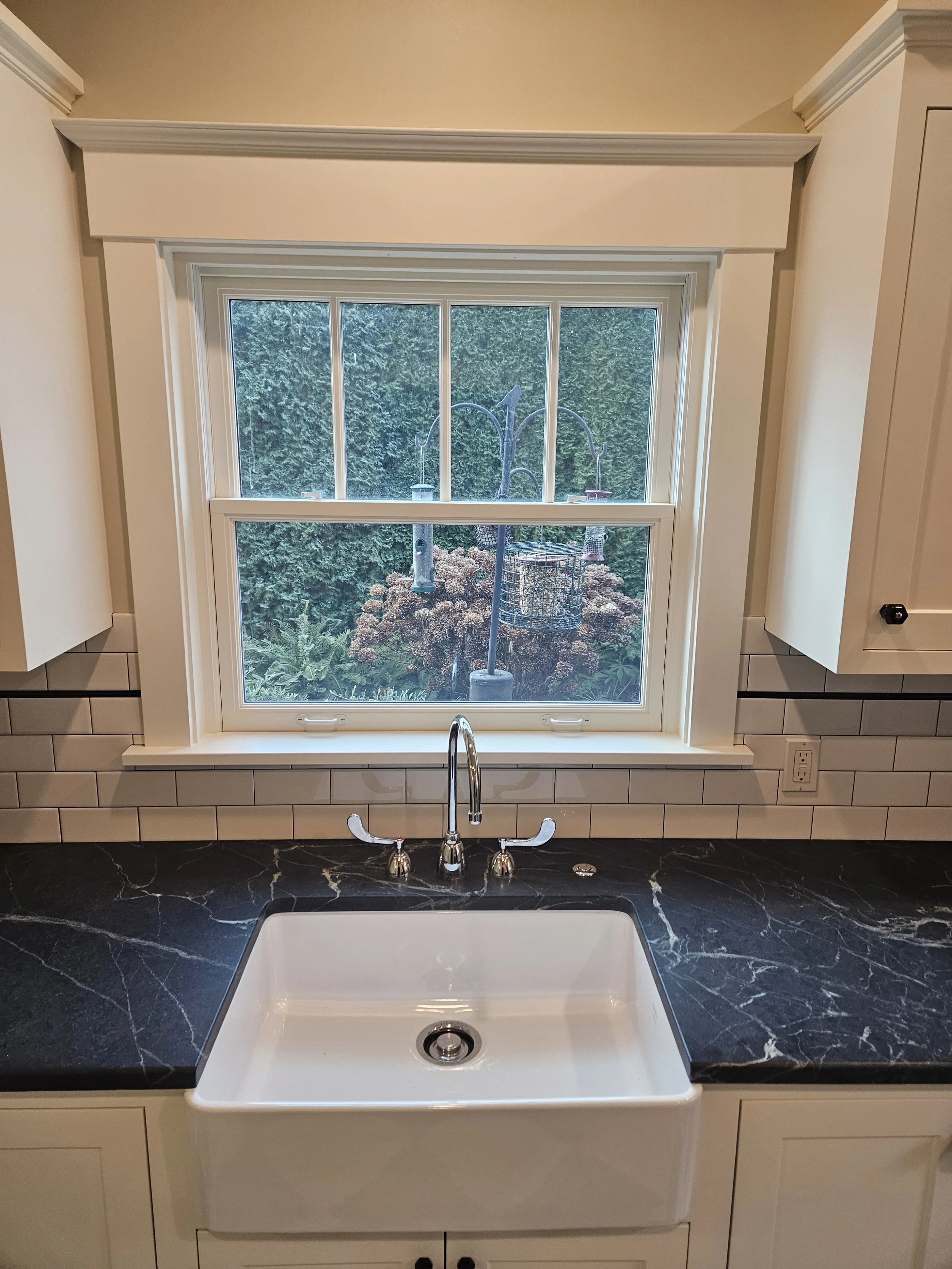 Traditional Kitchen With Farmhouse Inspired Details Kitchen Remodel by American Home and Stone project photo 3