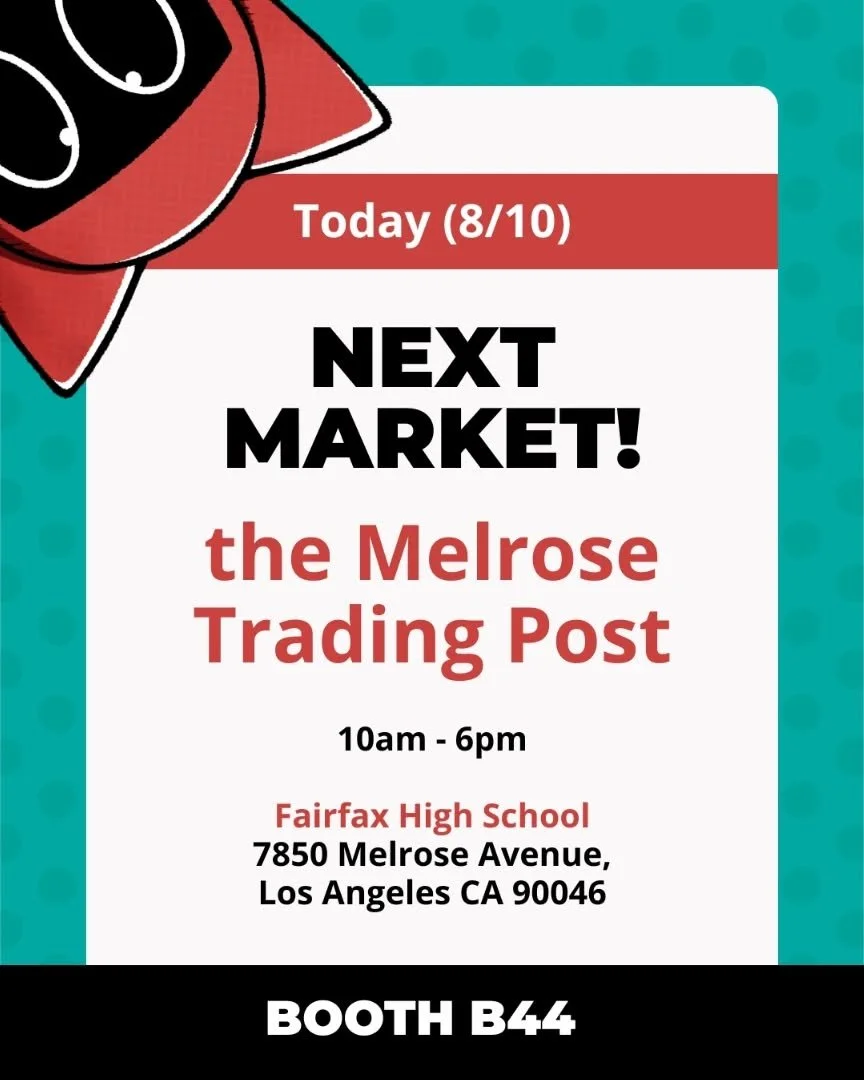 Today! I'll be selling all my whimsical artsy wares! If you're in the L.A. area come and visit!

#artist #artvendor #streetfair @melrosetradingpost #melrosetradingpost