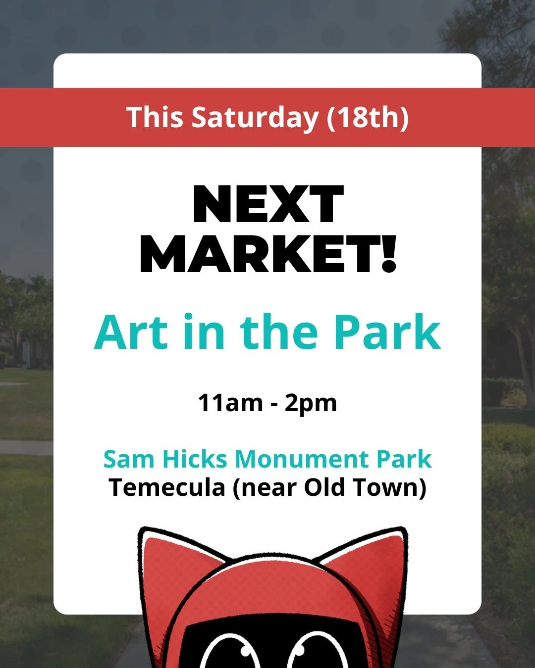 Next event this weekend! If you're in the Temecula area come say hi!

#temeculaartwalk #originalart #illustration #artist #socalevent