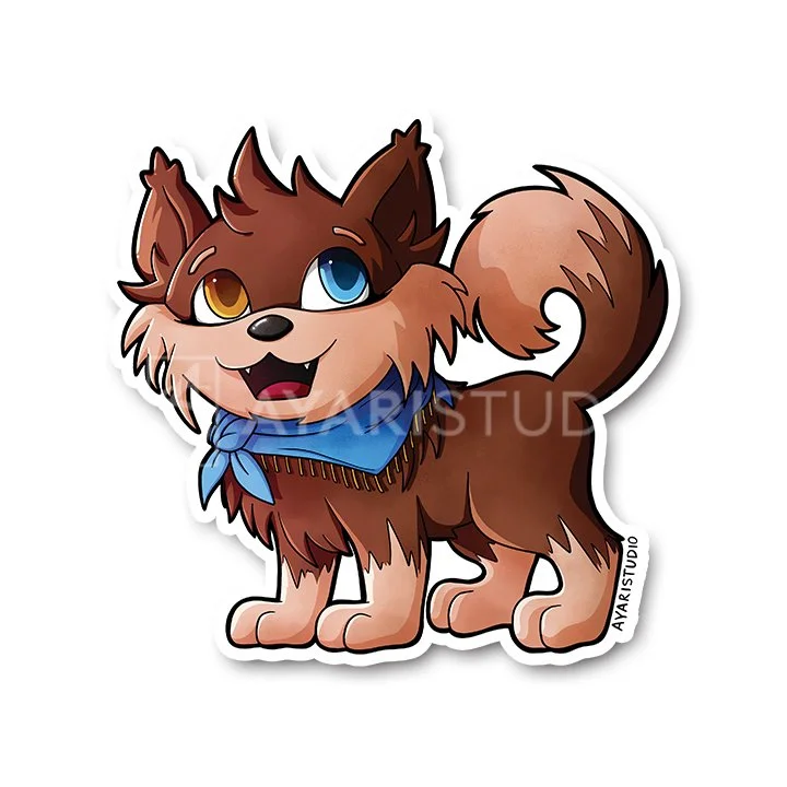Cute Scarf Dog