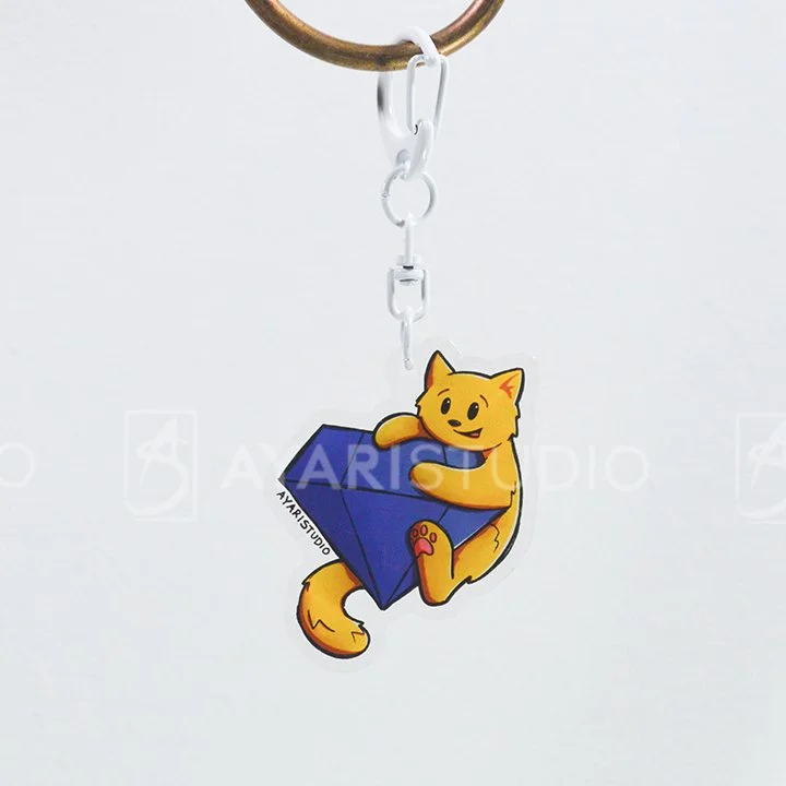 Chaos Kitties: Blue - 2" charm