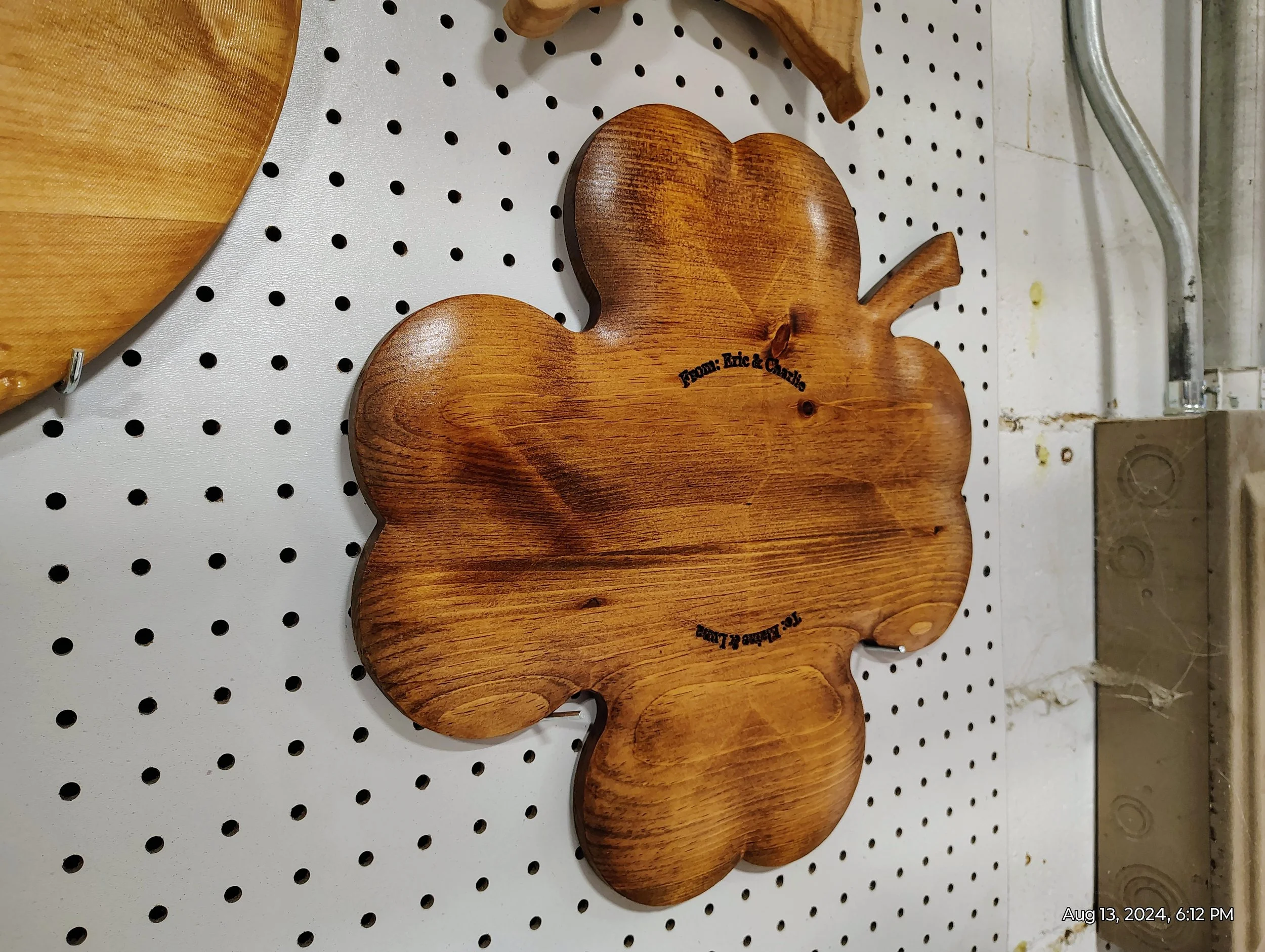 Four Leaf Clover Tray Finished Curing