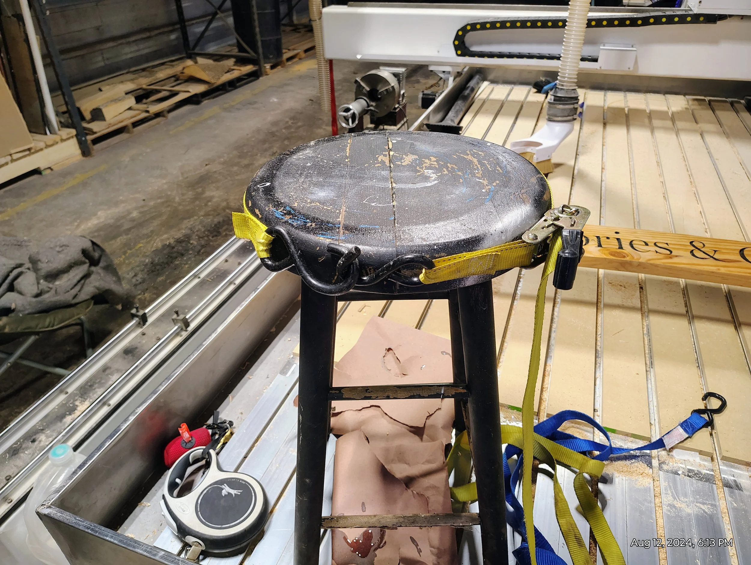 Broken Wooden Stool in for Repair