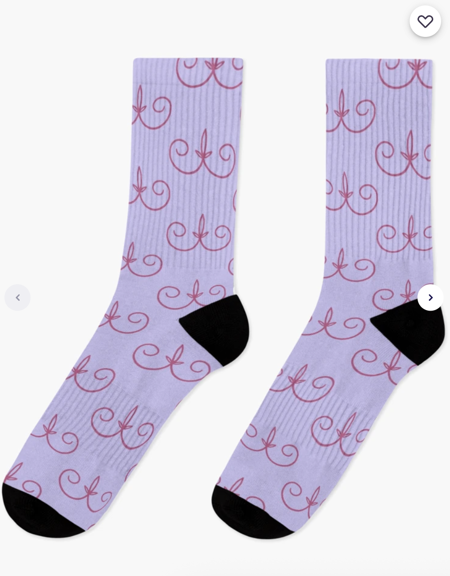 PRE ORDER Socks Wabanaki Double Curve