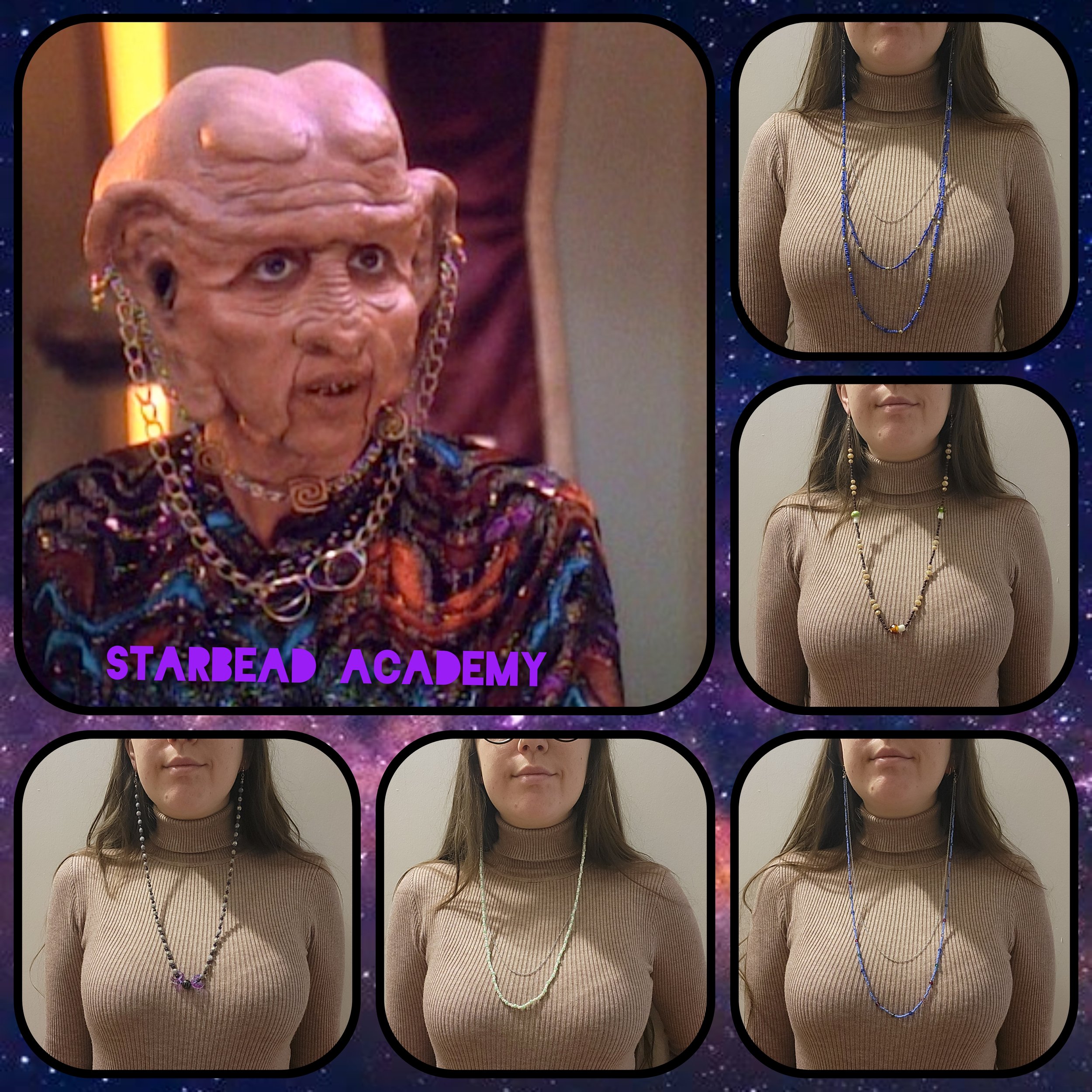 Moogie Necklace-style Earrings